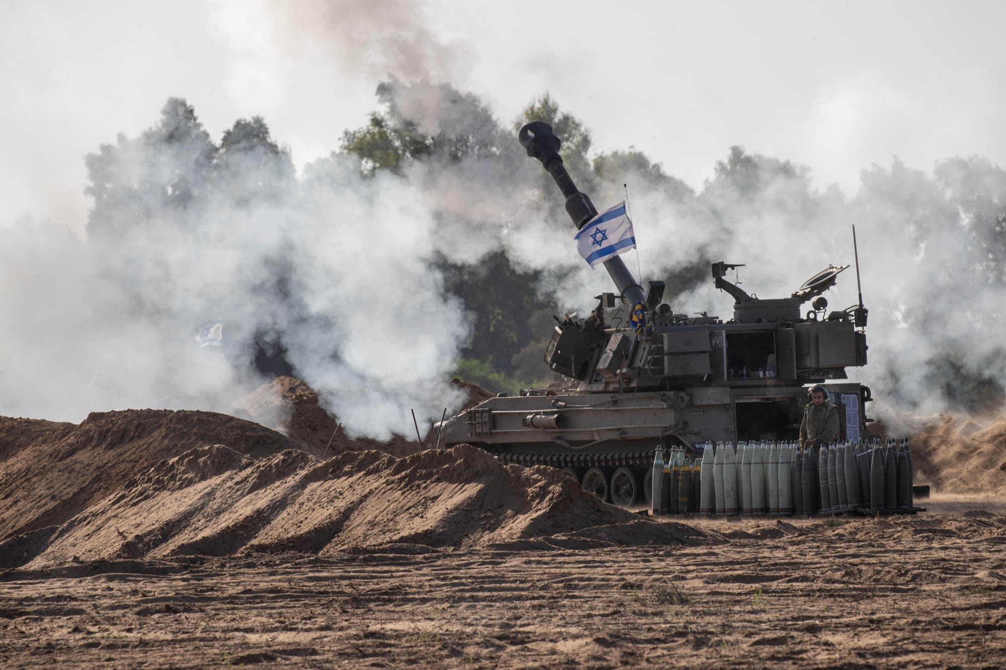 Ein israelischer Panzer