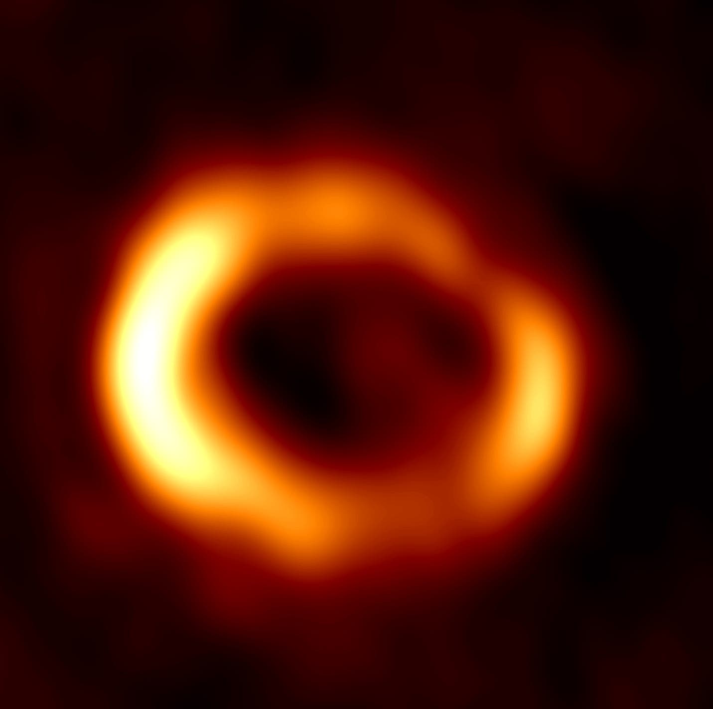 Radiobild der inneren Rings der Supernova 1987 A