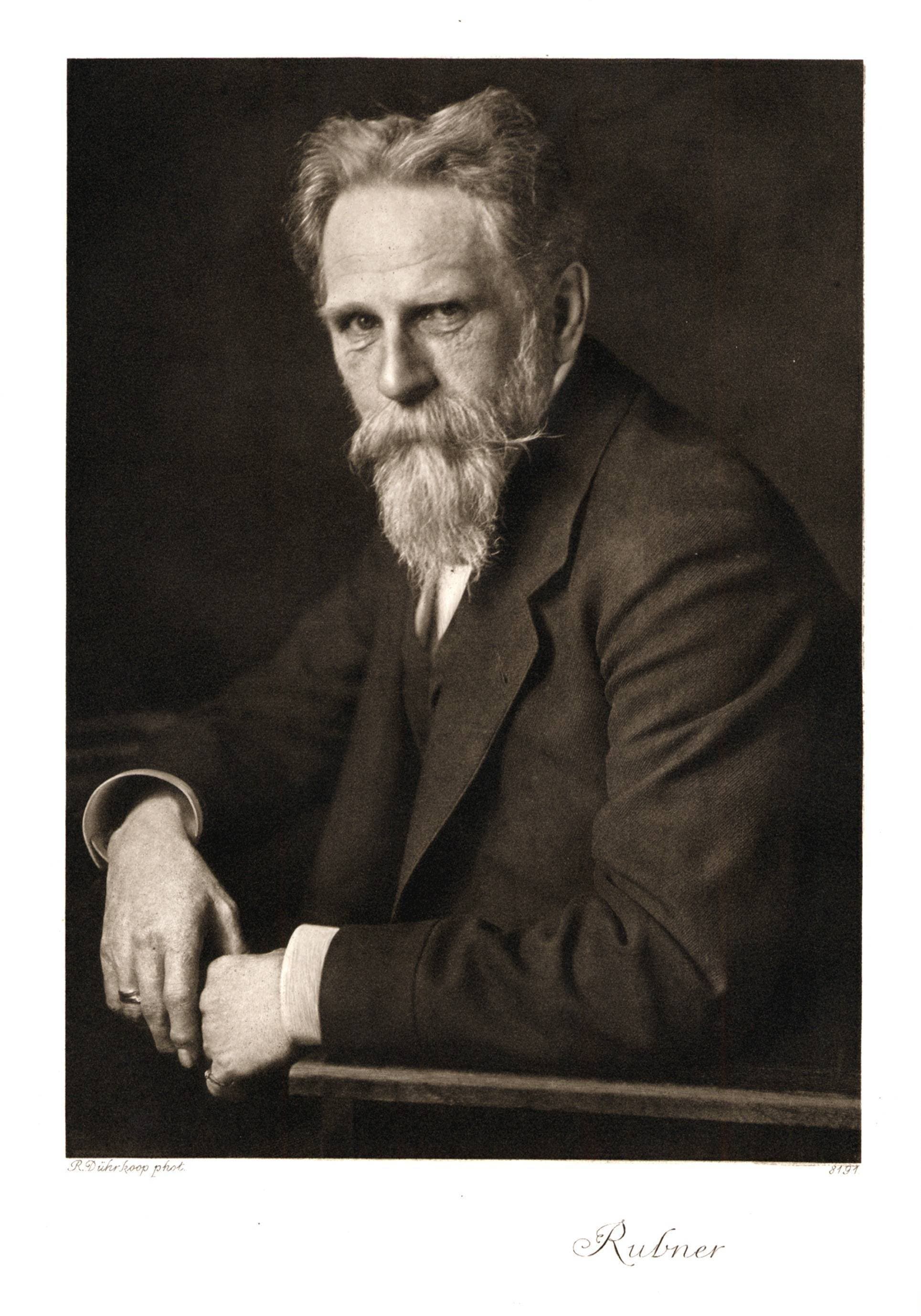 Porträt des Mediziners Max Rubner (1854–1932), entstanden nach 1920