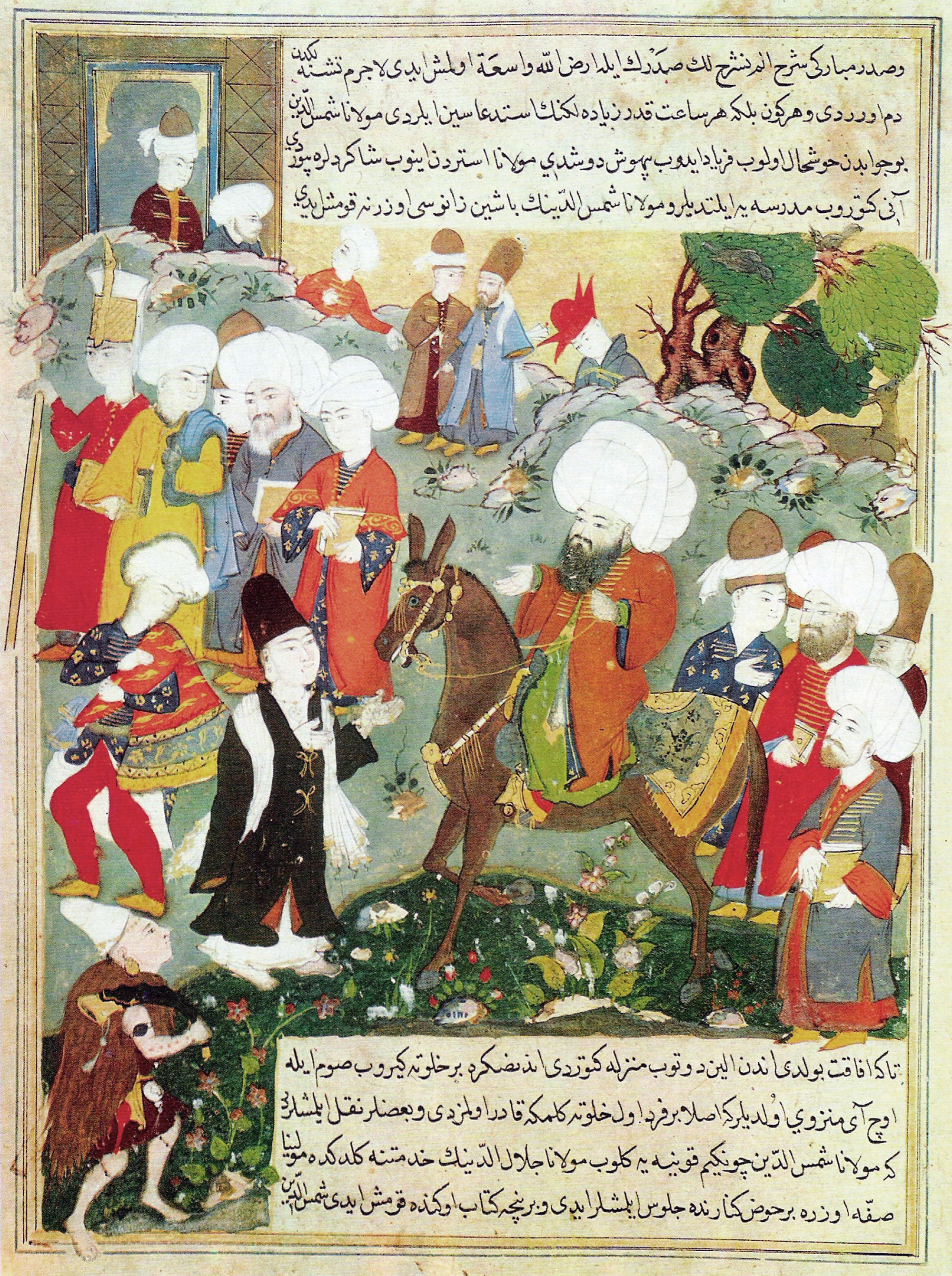Der Dichter Rumi trifft auf Shams-e Tabrisi