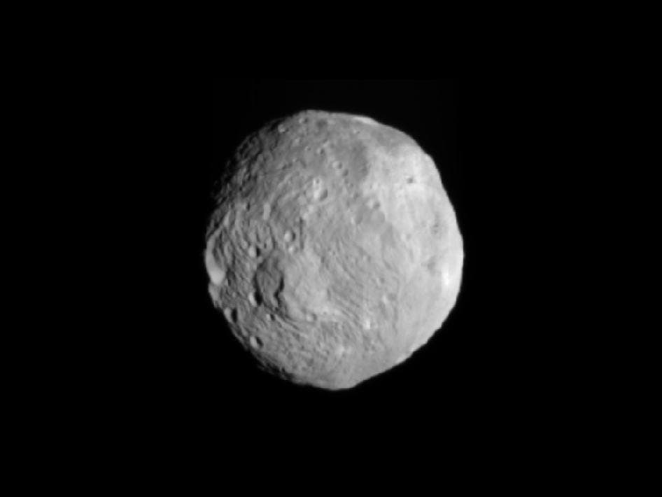 Riesenkrater auf Vesta II