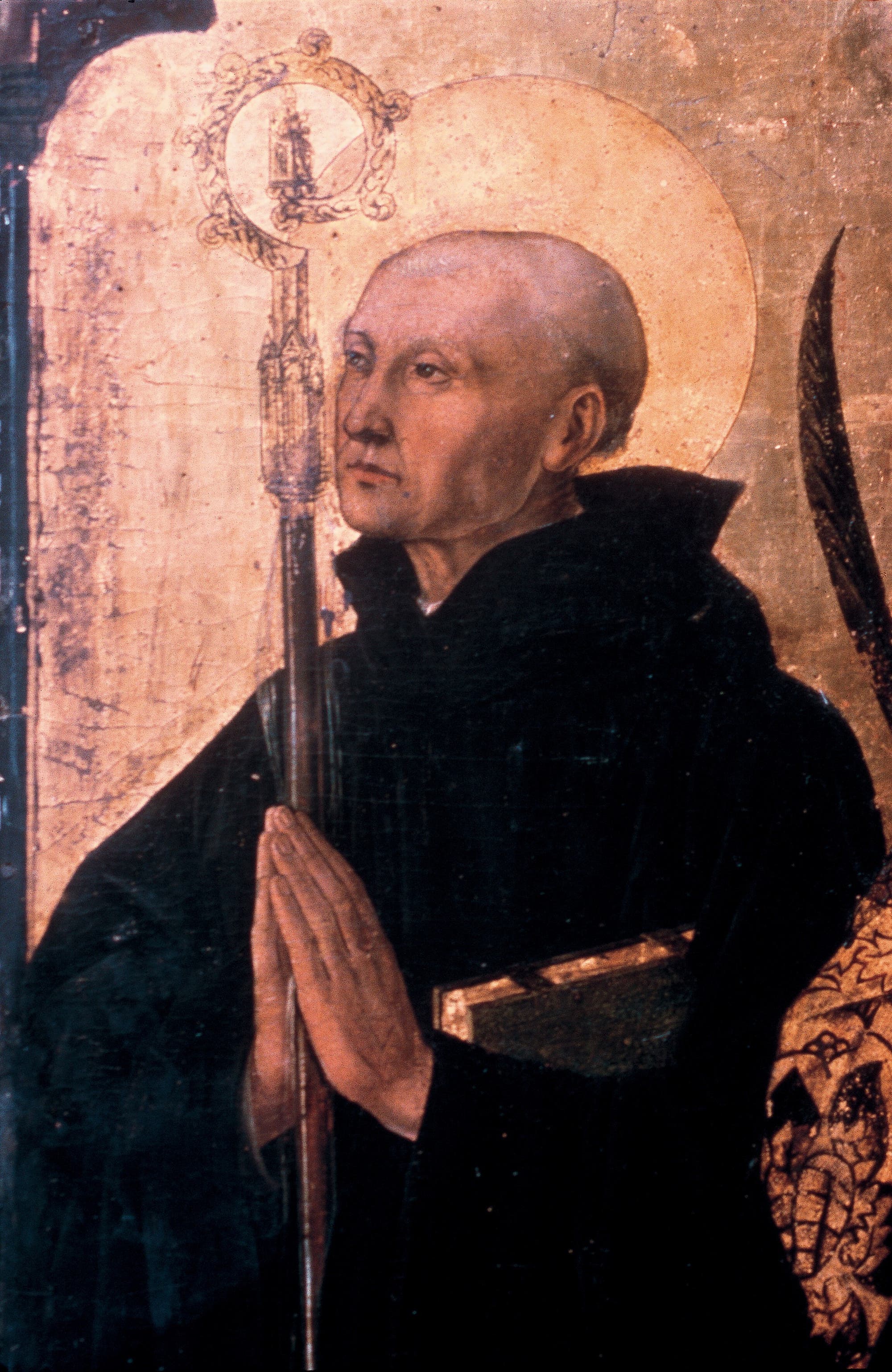 Das Altarbild, das sich heute im Museo di Capodimonte in Neapel befindet, zeigt den heiligen Severin. 