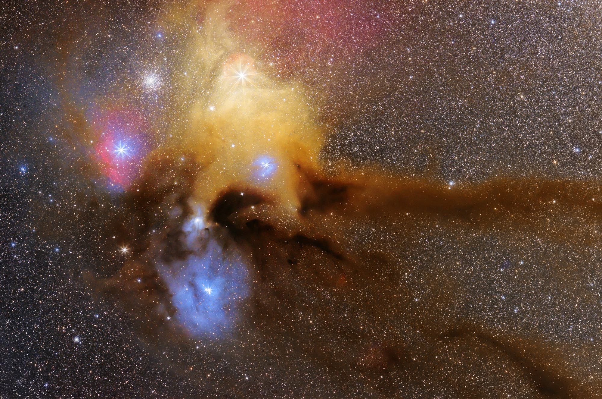 Die Himmelsregion um den Riesenstern Antares
