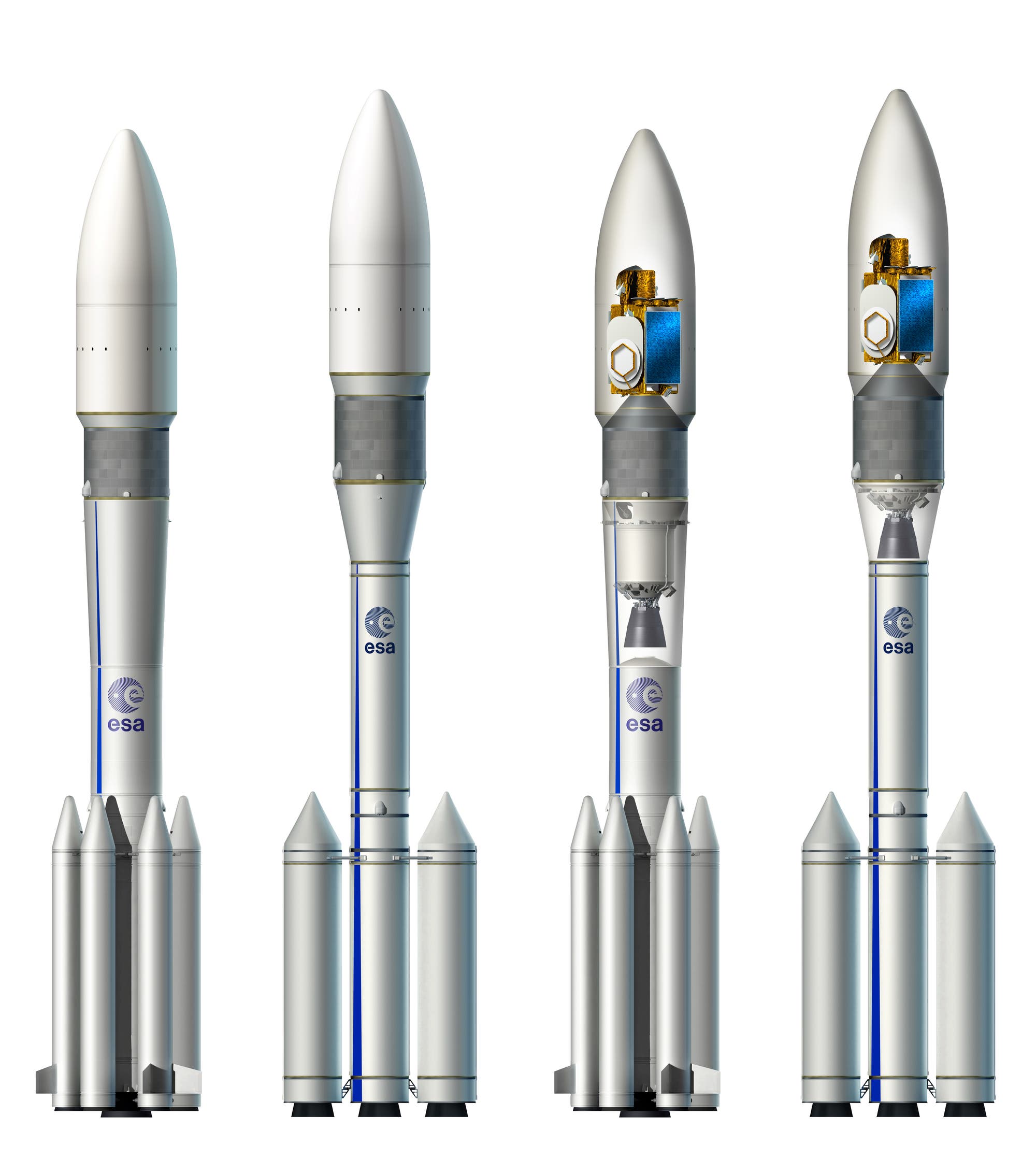 Untersuchte Konzepte für die Ariane 6