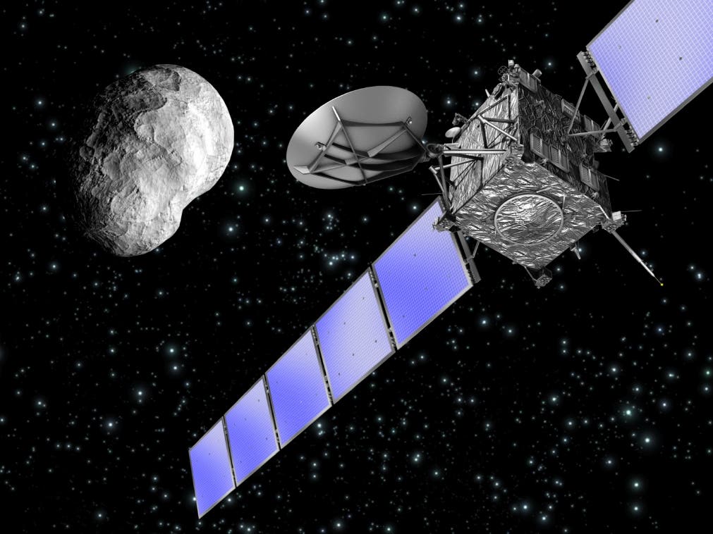 Rosetta passiert (21) Lutetia