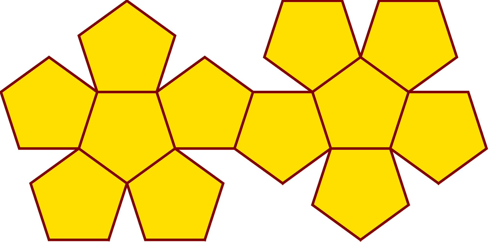 Dodekahedron gelöst