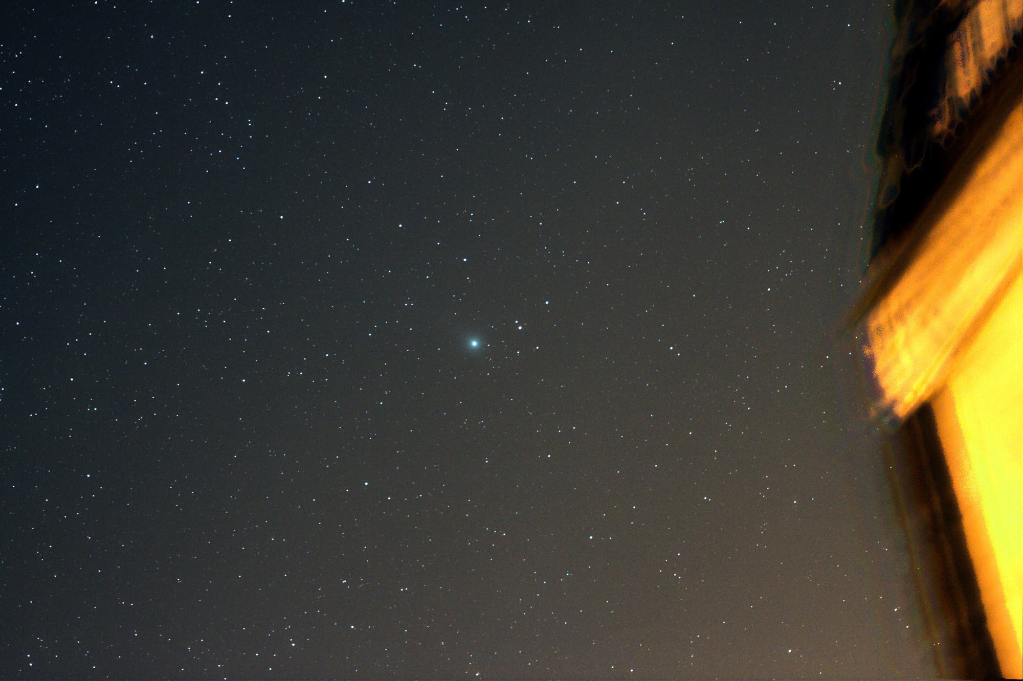 Der Komet C/2014 Q2 Lovejoy am 26. Dezember 2014