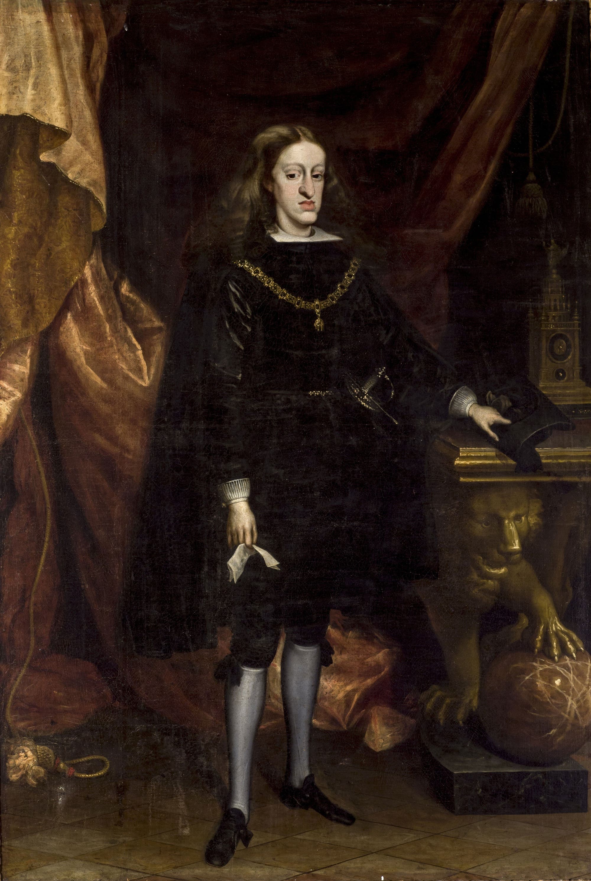 Jugendbildnis des »verhexten« Karl II. (1661-1700)