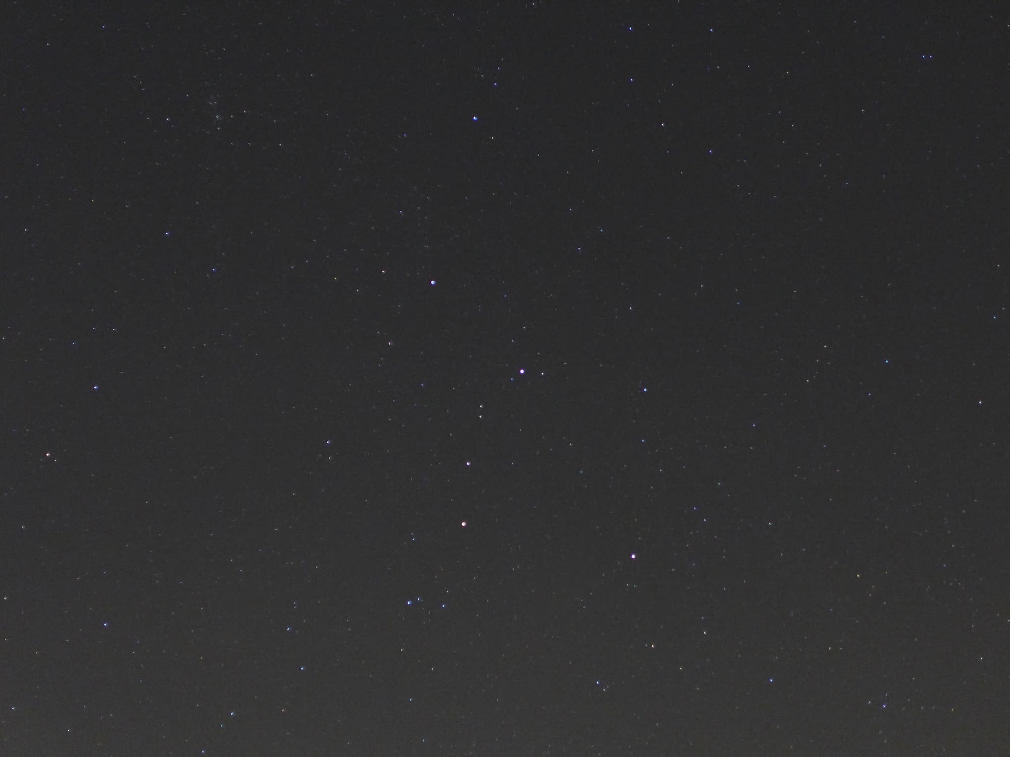 Das Sternbild Kassiopeia (Übersichtsbild)
