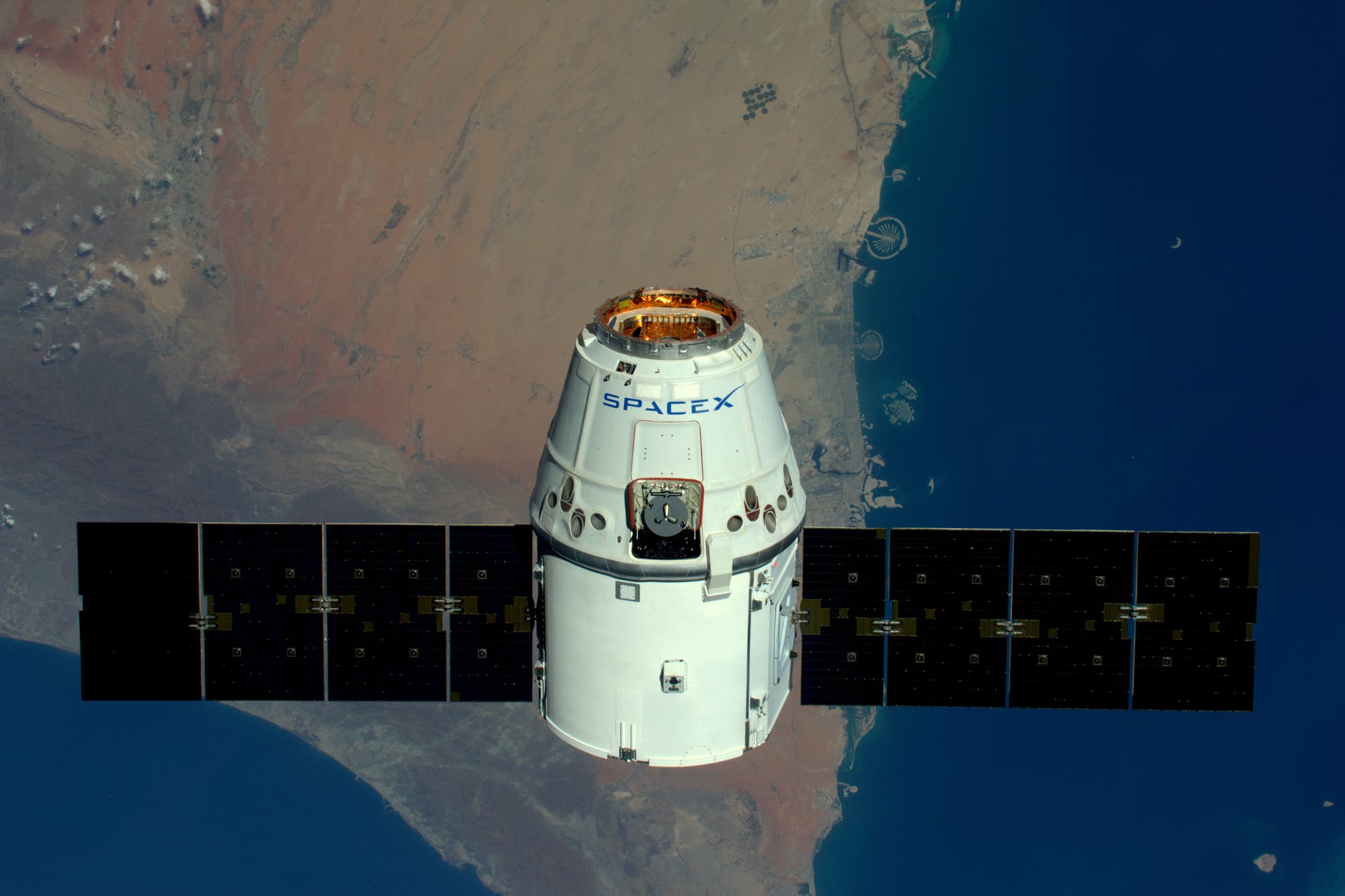 Die Dragon-Raumkapsel ist bereits als Versorgungsmission für die ISS im Einsatz.