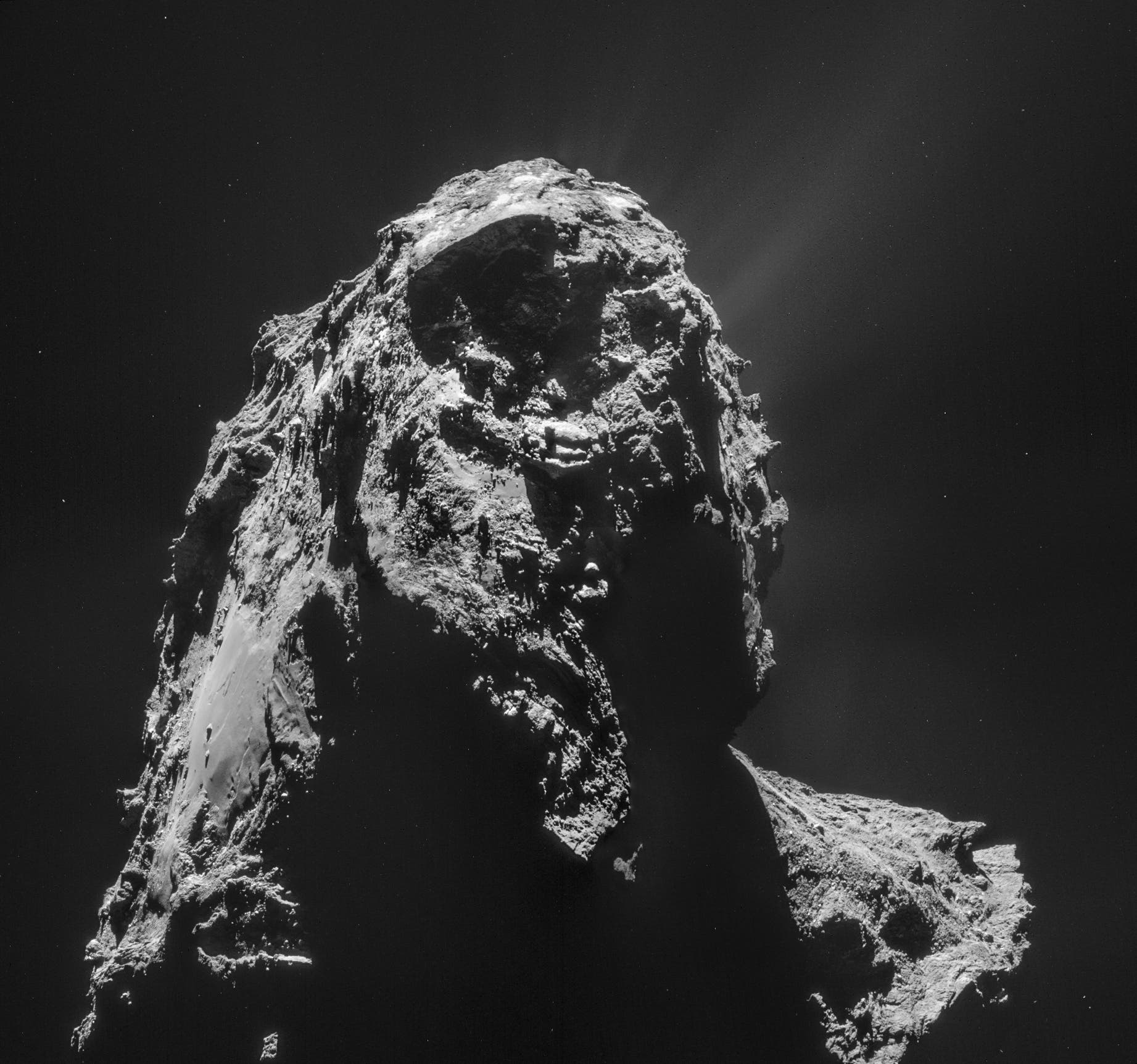 Komet 67P/Tschurjumow-Gerasimenko am 16. Januar 2015