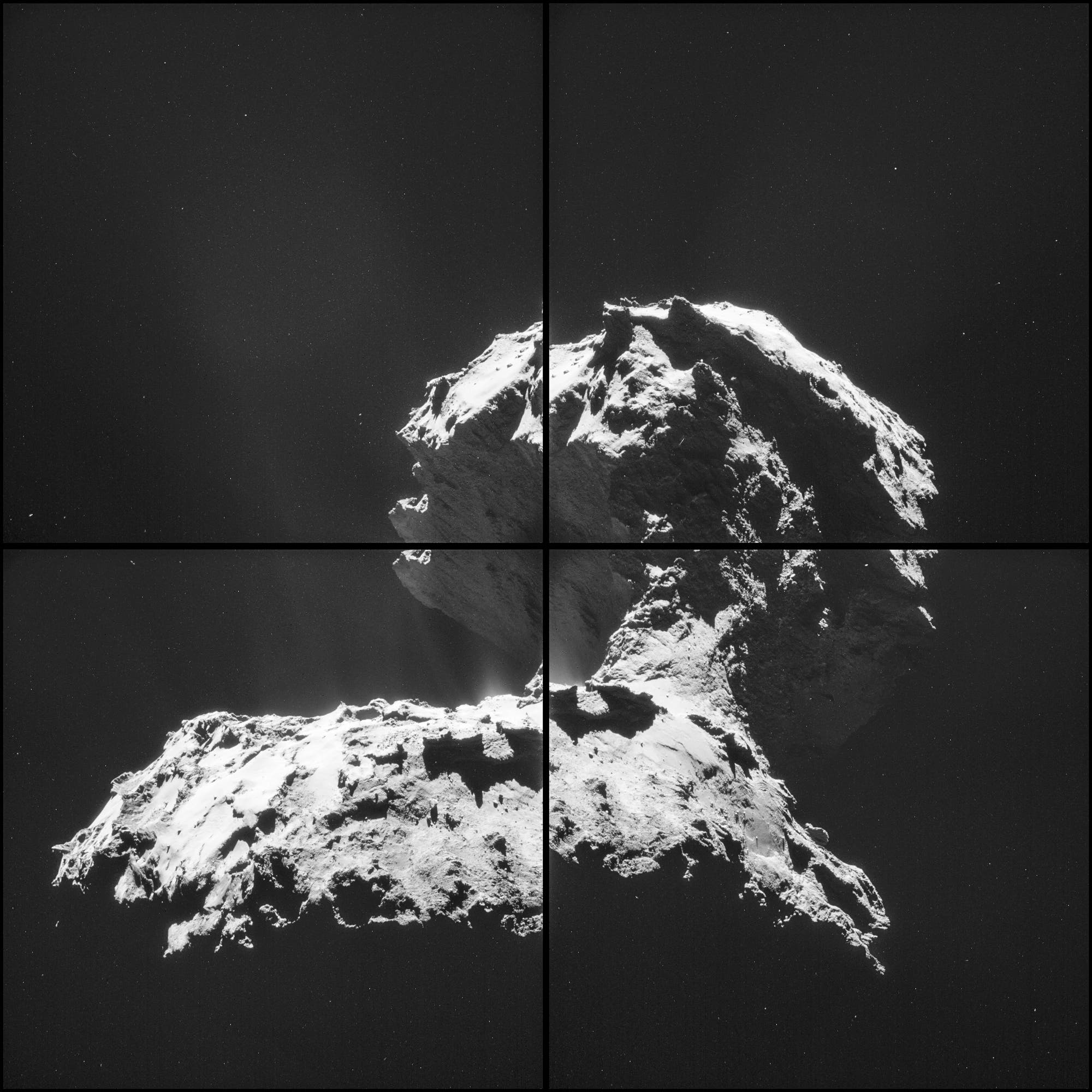 Komet 67P am 26. November 2014 (Aufnahme der Navigationskamera)