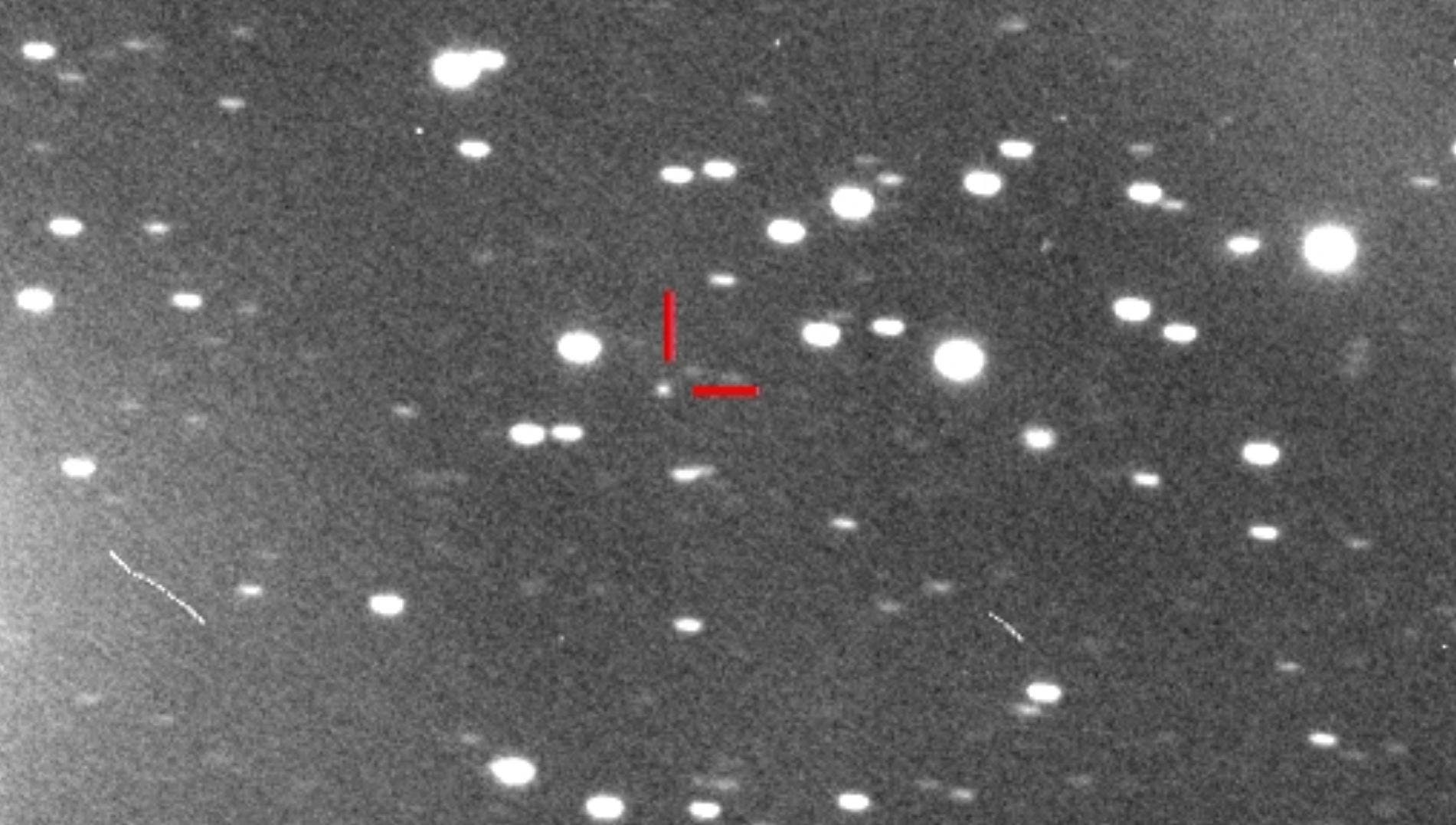 Aufnahme des Kometen ISON in der Ferne