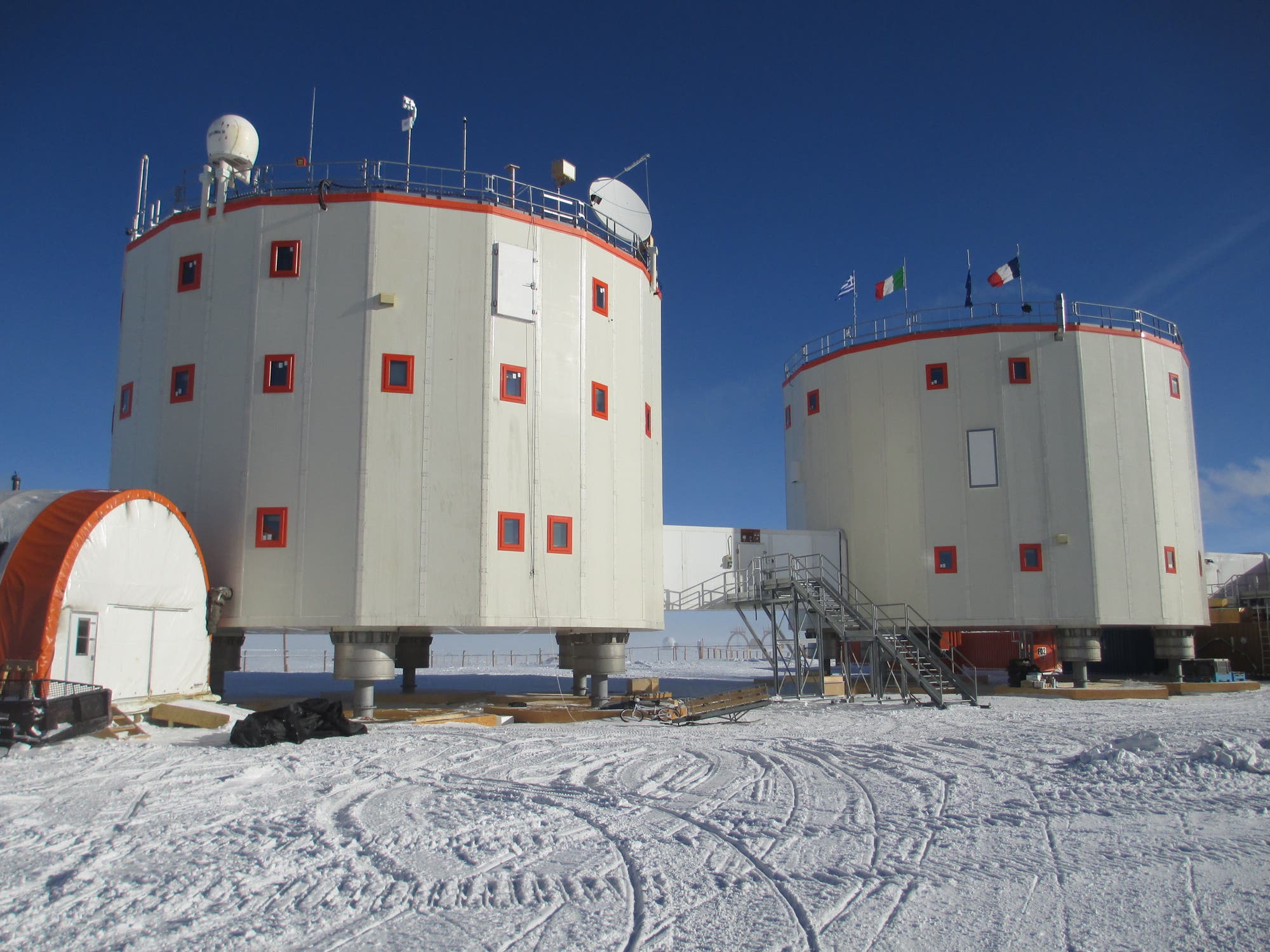 Station Dome Concordia in der Antarktis