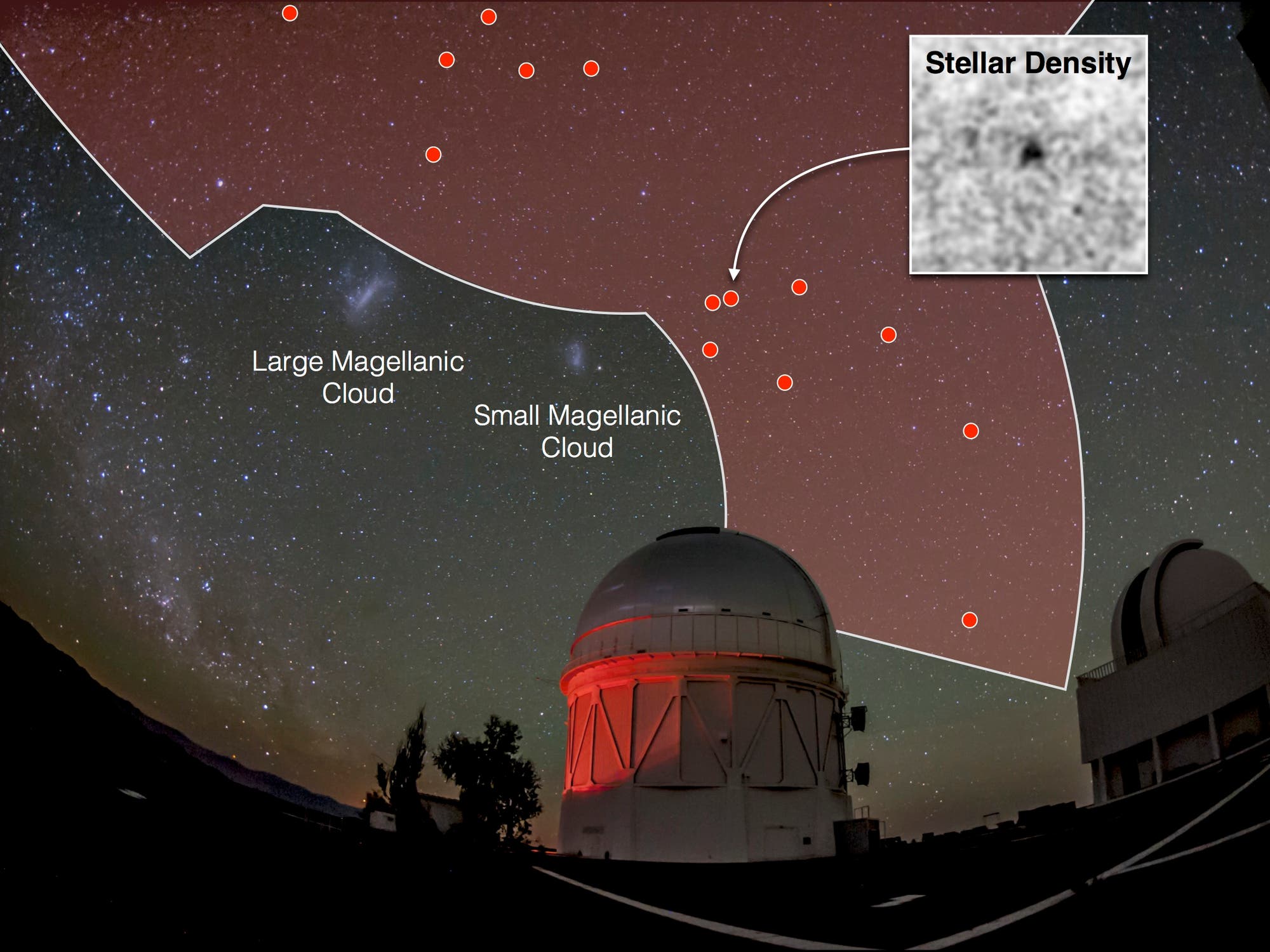 Leuchtschwache Zwerggalaxien im Umfeld unseres Milchstraßensystems (Übersichtskarte)