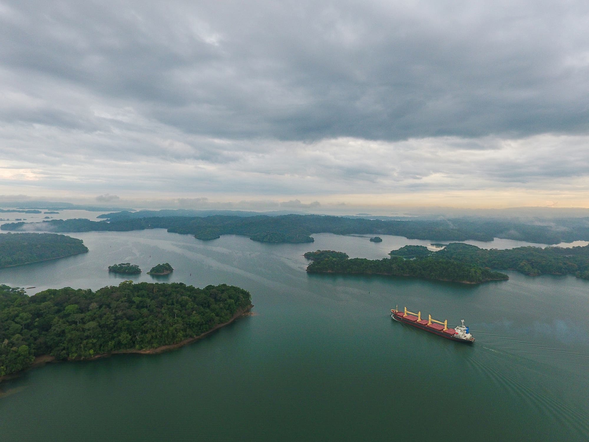 Der Gatun-See in Panama