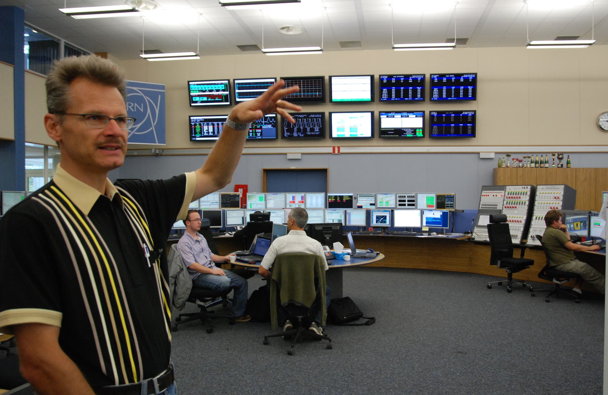 Hauptkontrollraum am LHC