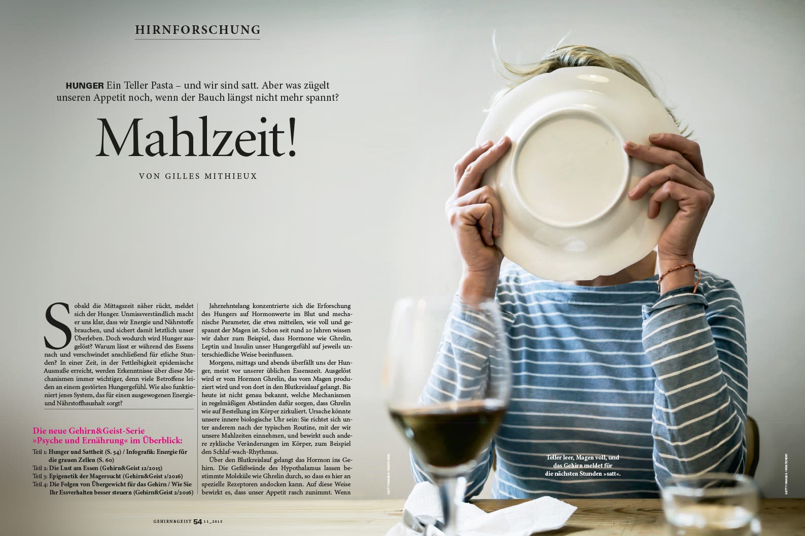 Gehirn&Geist – Das Magazin für Psychologie, Hirnforschung und Medizin