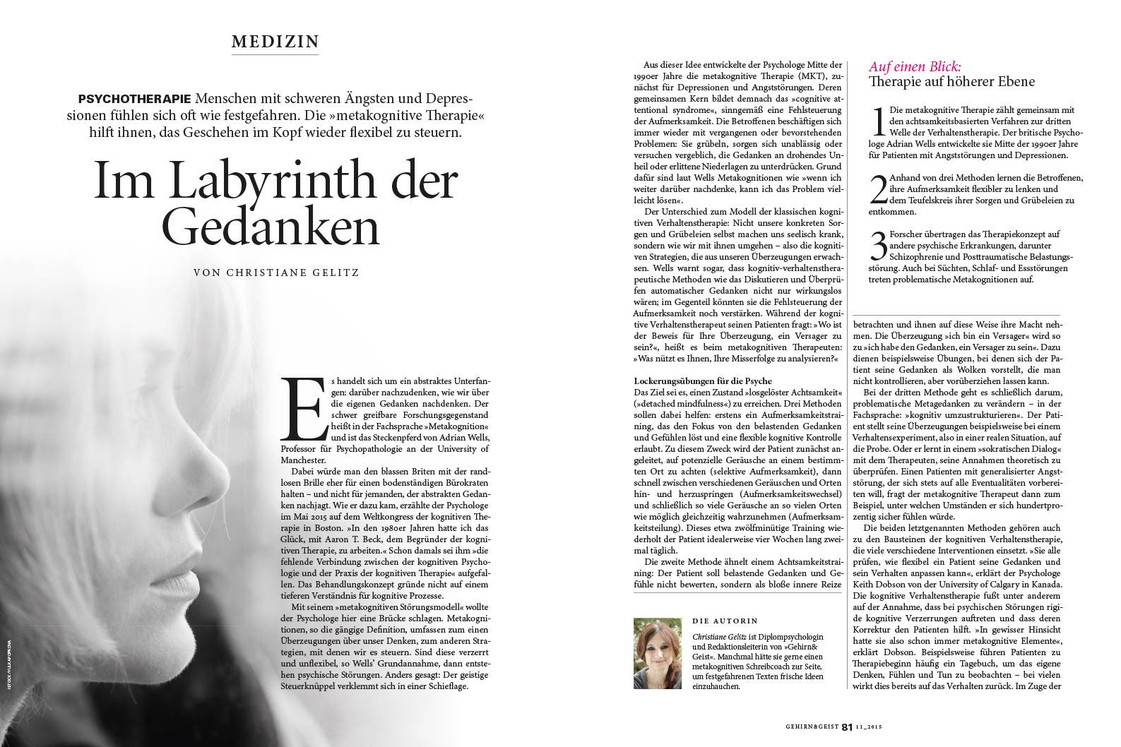 Gehirn&Geist – Das Magazin für Psychologie, Hirnforschung und Medizin