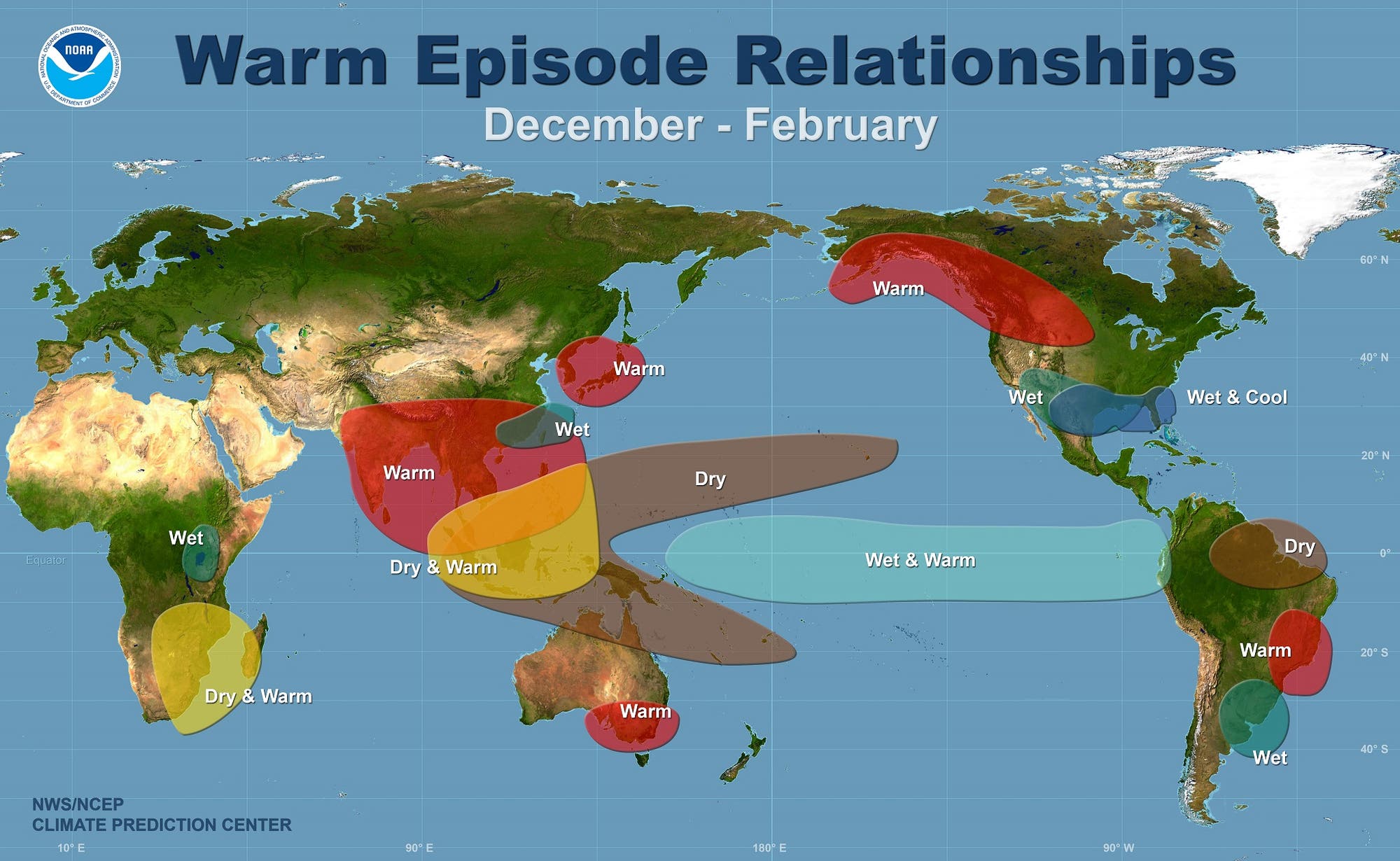 Auswirkungen eines starken El-Niño-Ereignisses aufs regionale Wetter