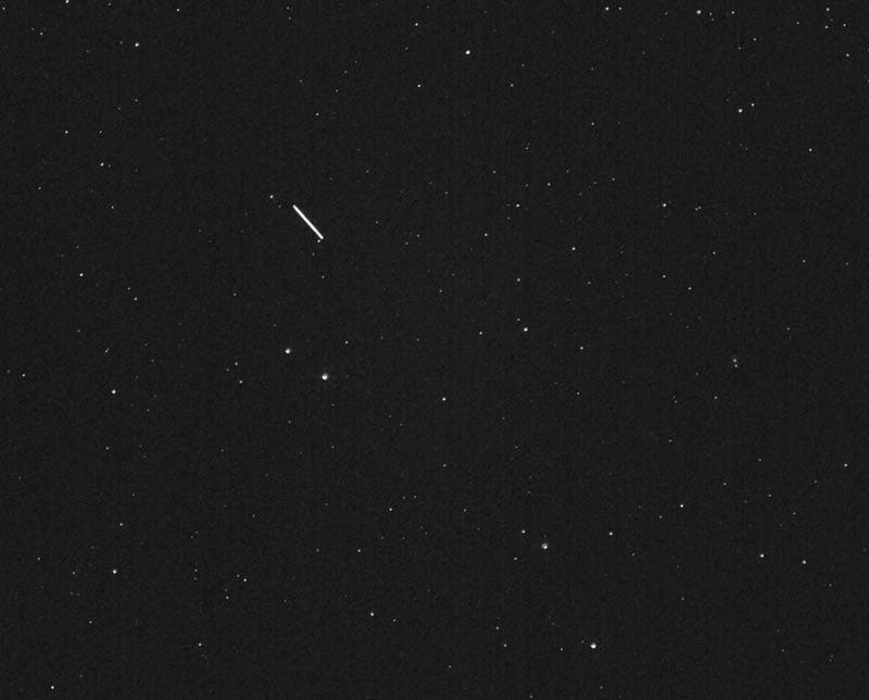 Der Asteroid Eros am 27. Januar 2012