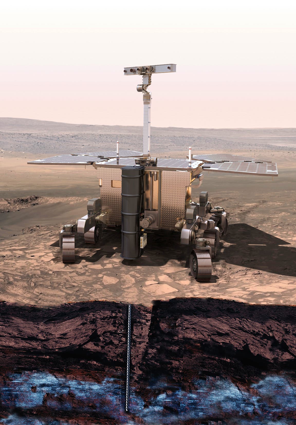 Vision des ExoMars-Rovers