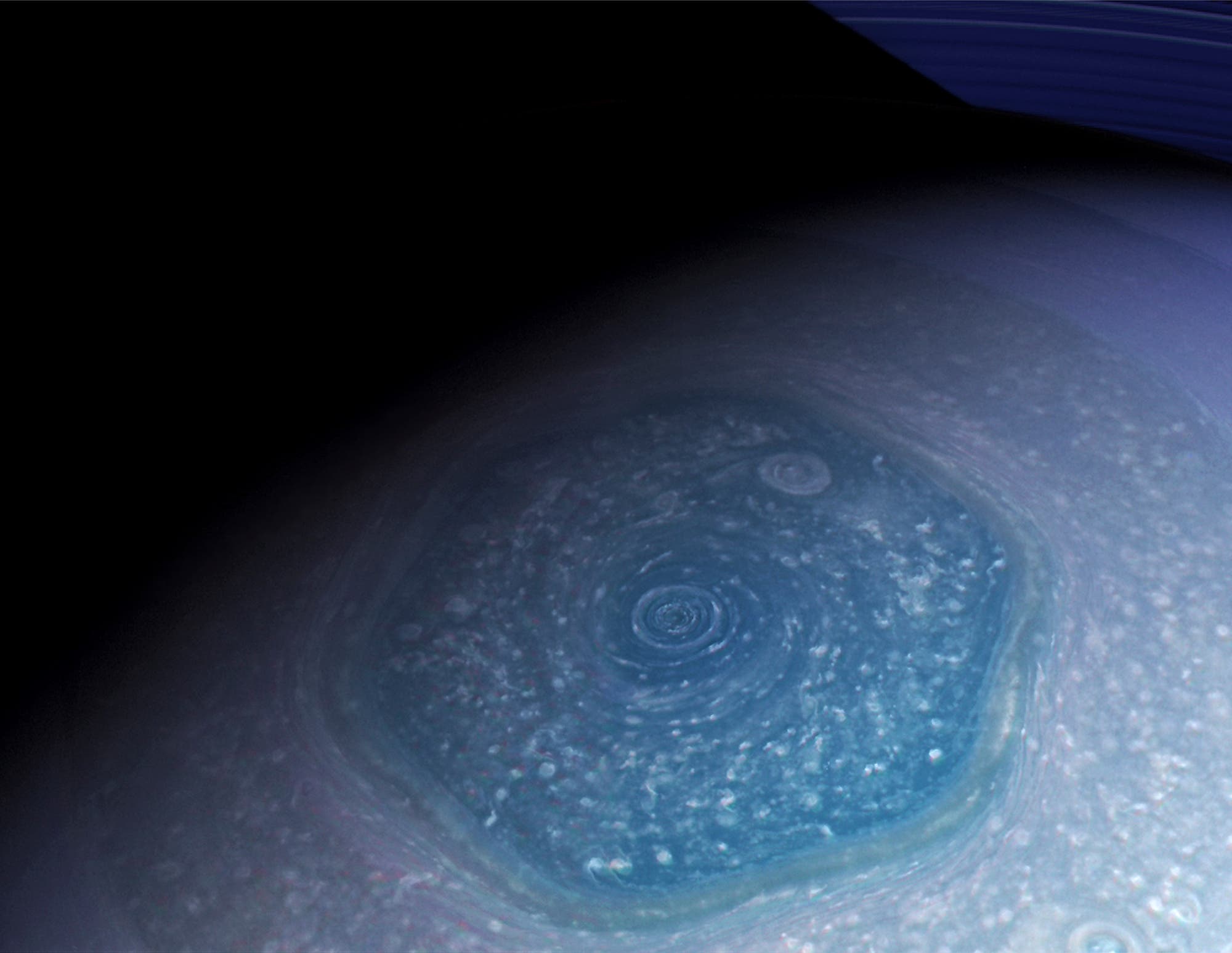 Das nordpolare Hexagon des Saturn