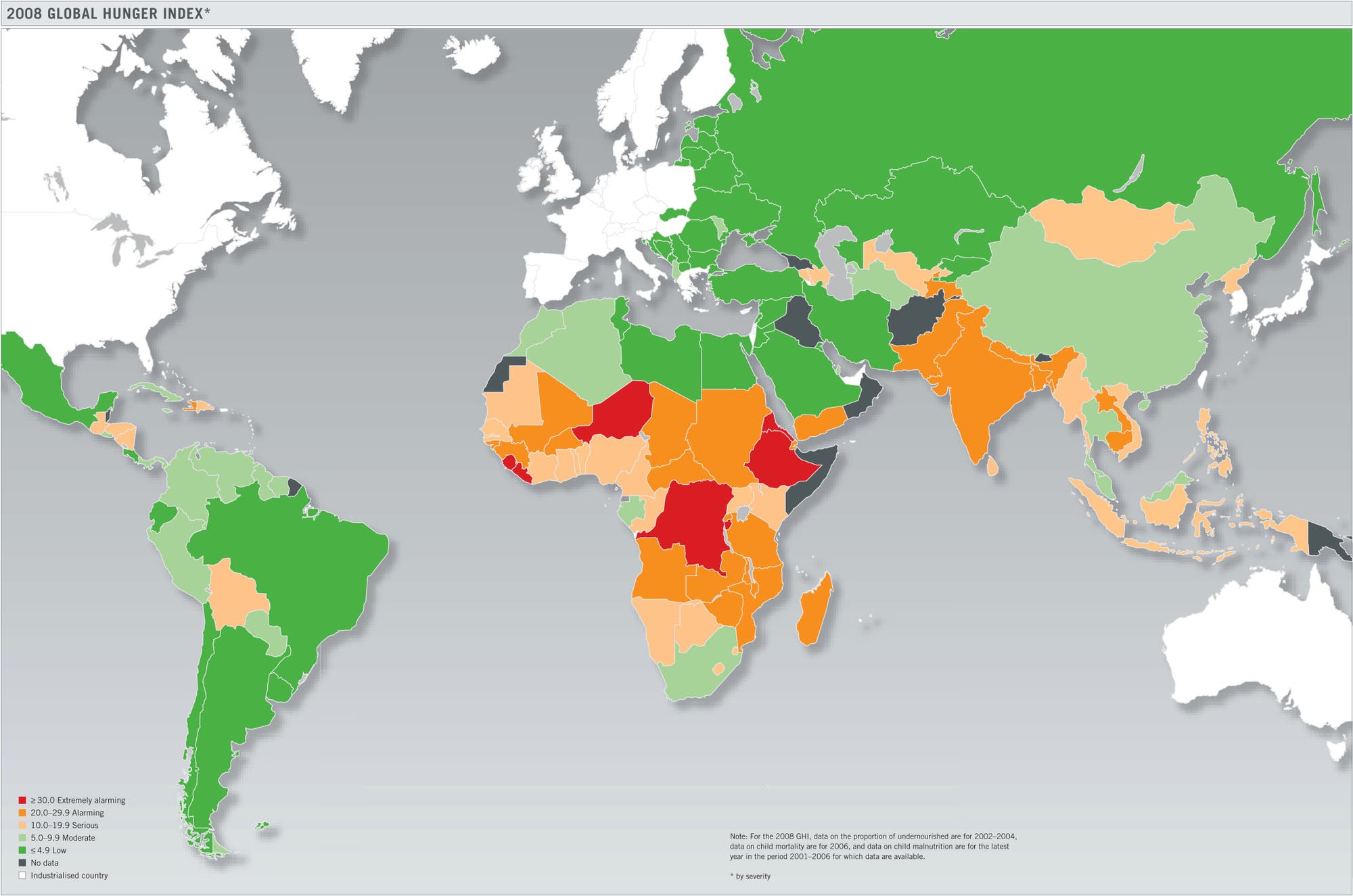 Globaler Hunger-Index 2008