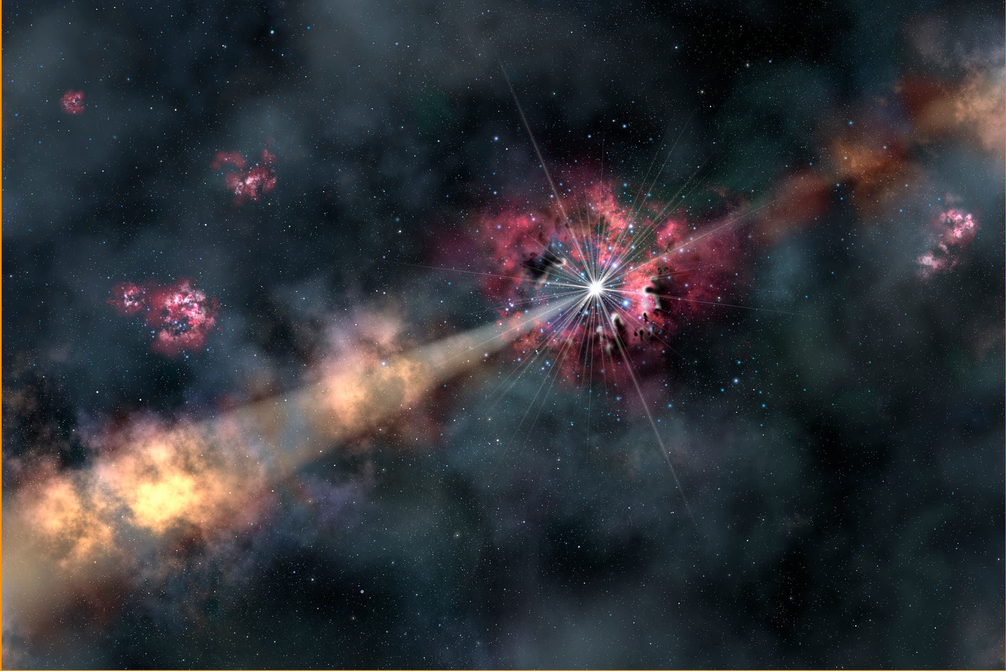 Die Supernova von GRB 130606A