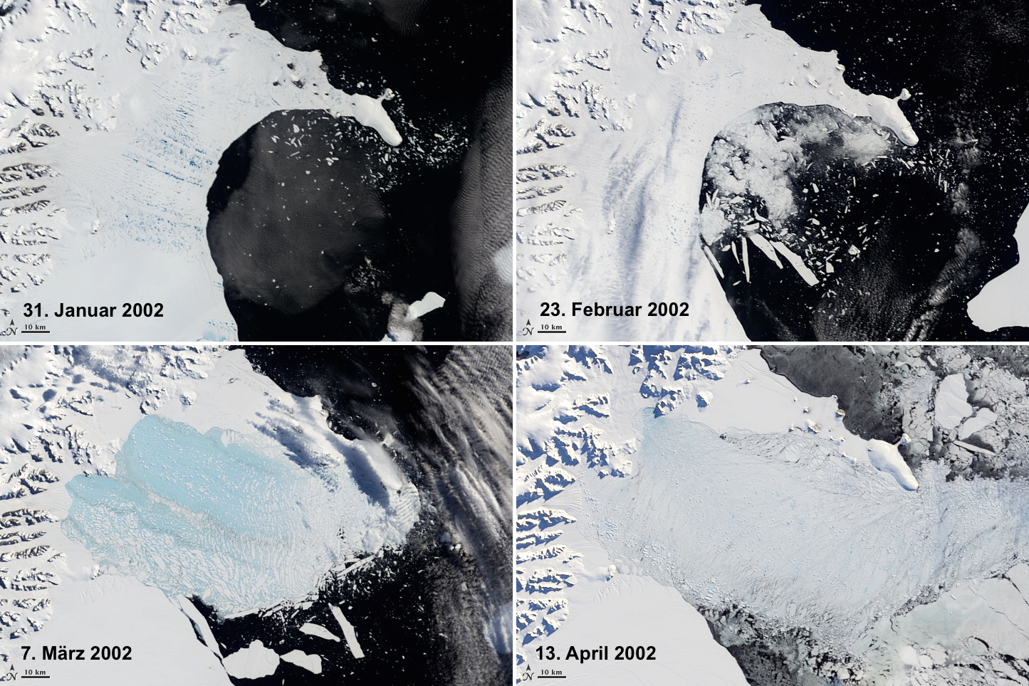 Larsen-B Schelf-Eis (Antarktische Halbinsel) 