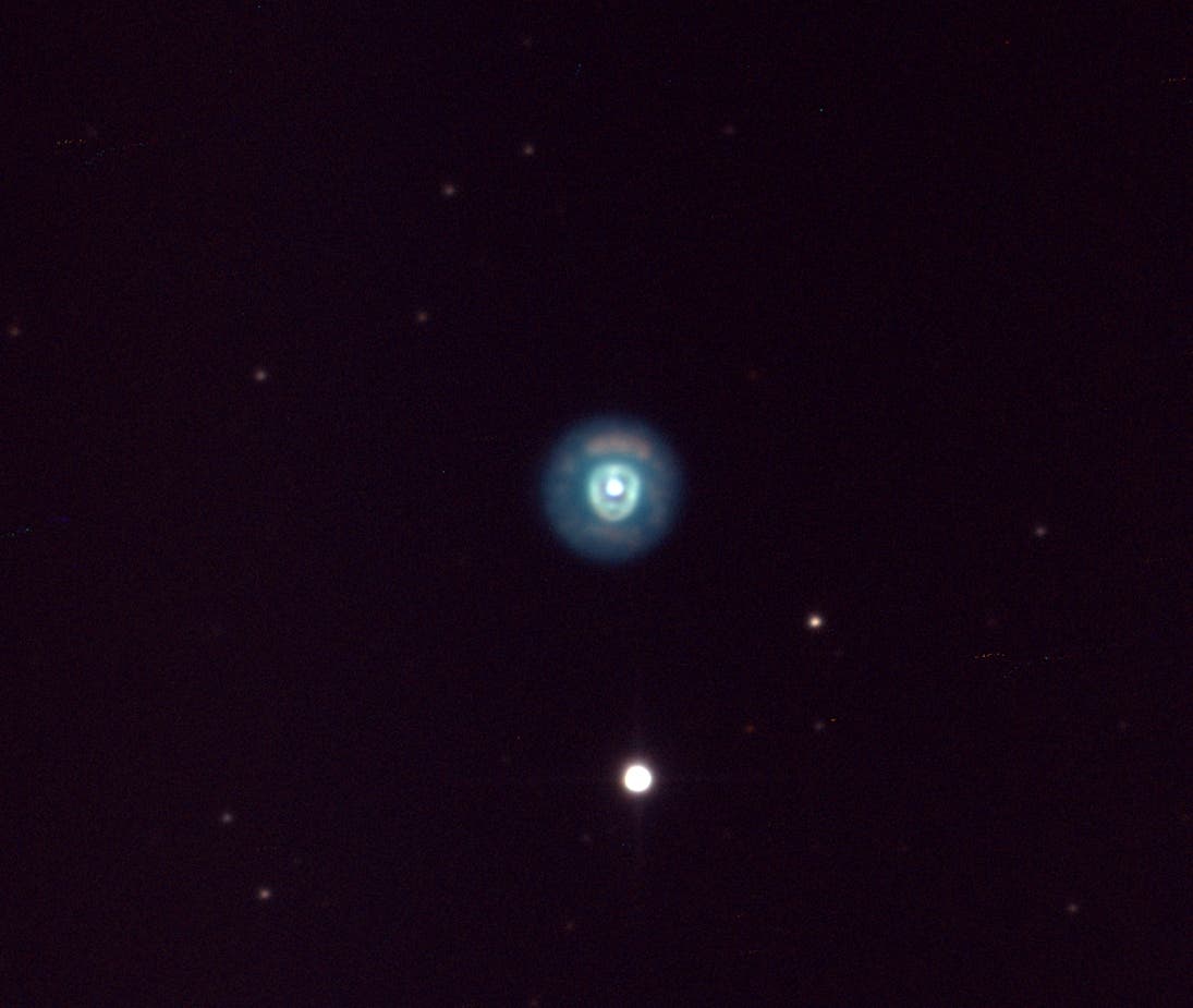 Aufnahme des planetarischen Nebels NGC 2392