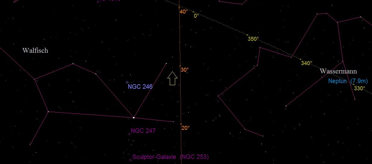 Das Umfeld des Sterns HIP 1191