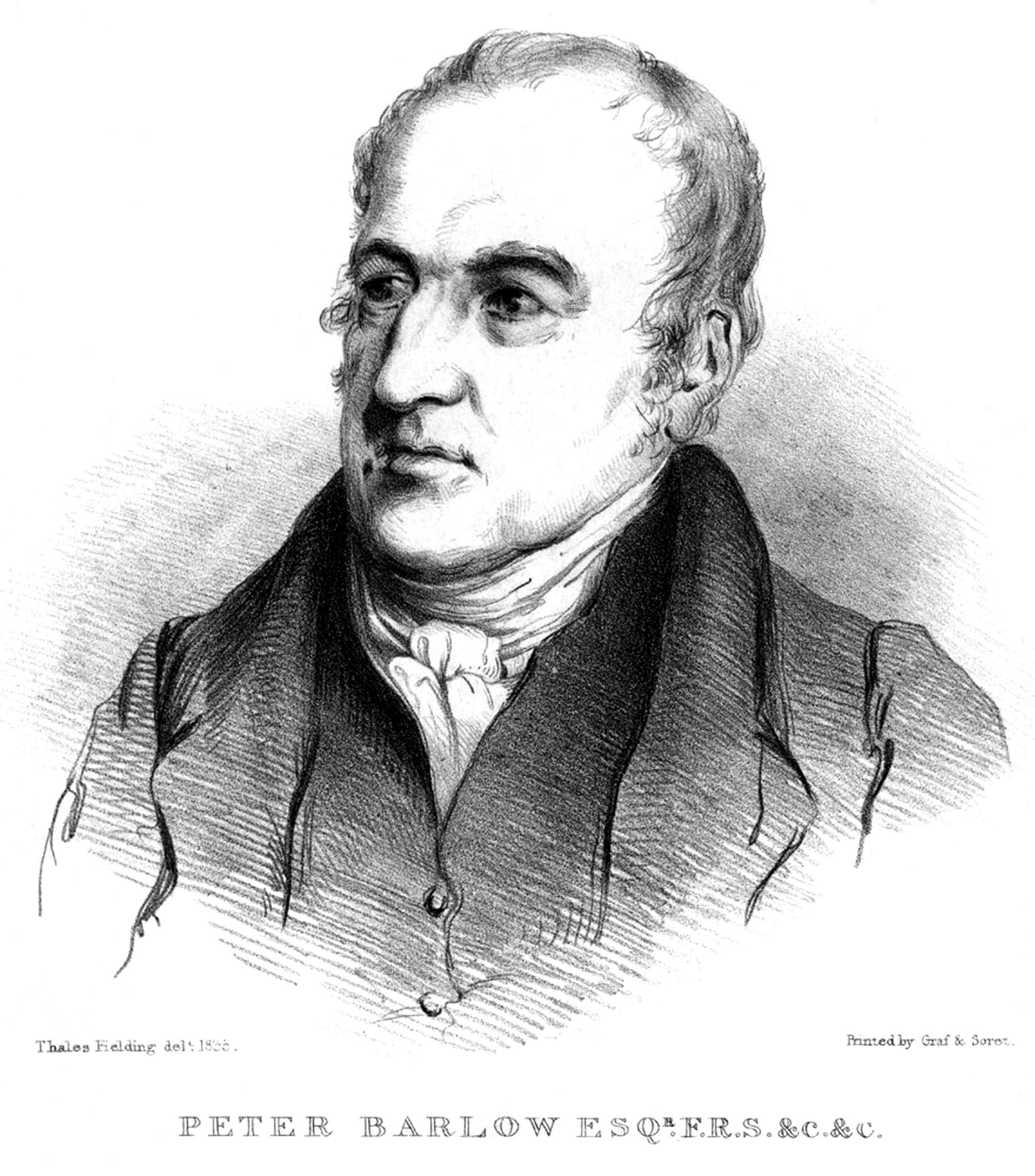 Porträt von Peter Barlow (1776 – 1862)