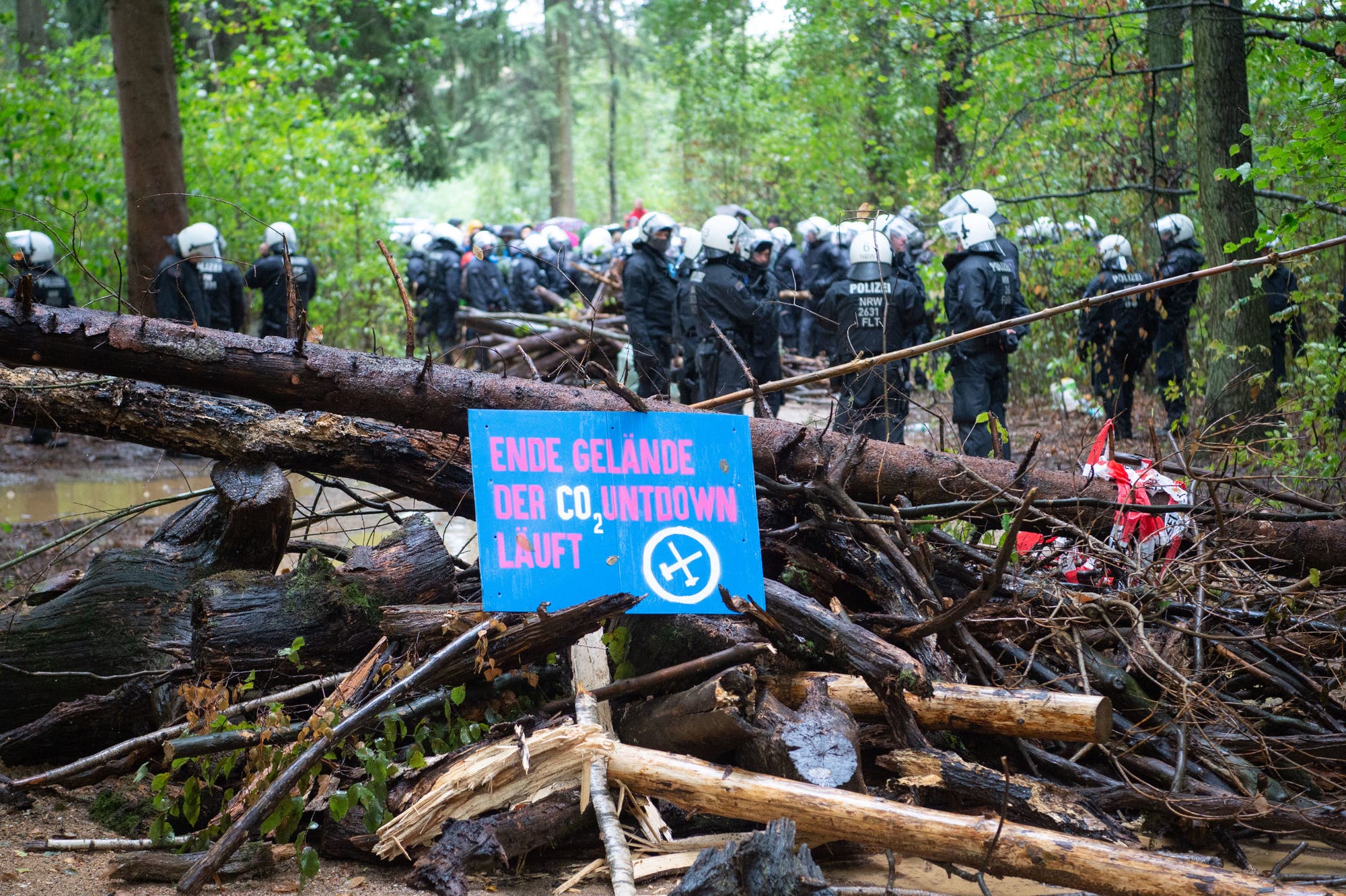 Protest im Hambacher Forst