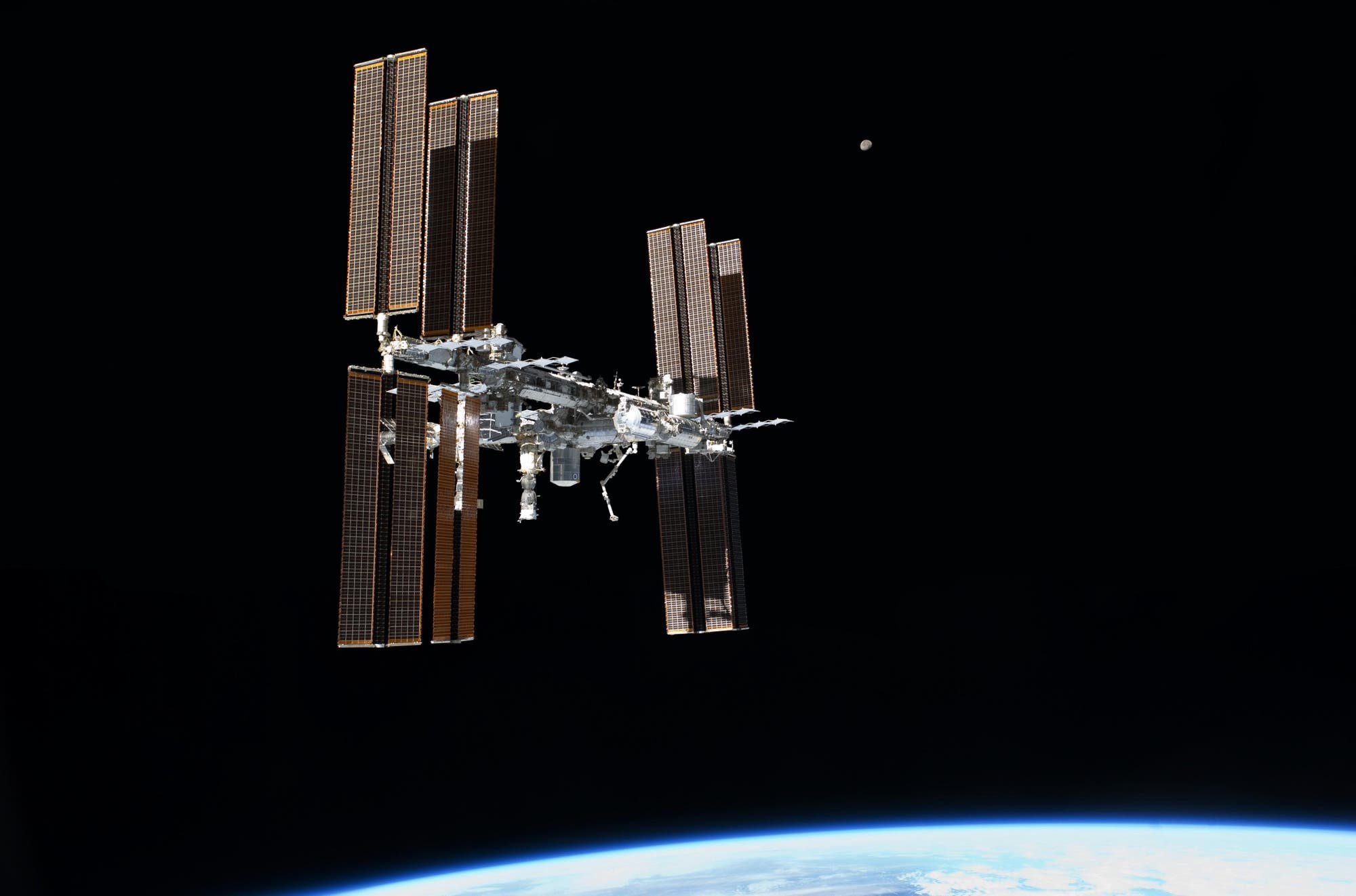 Die ISS im Orbit