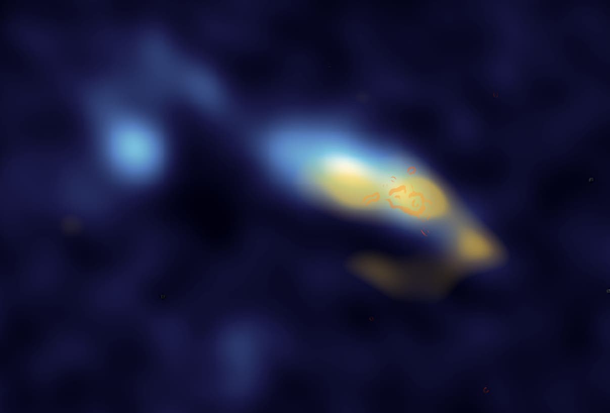 ALMA-Aufnahme der Galaxie I Zw 40
