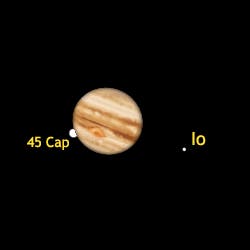 2:50 Uhr MESZ<br>Jupiter gibt den Stern frei