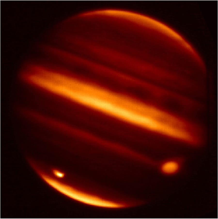 Die Atmosphäre des Jupiter am 20. Juli 2009