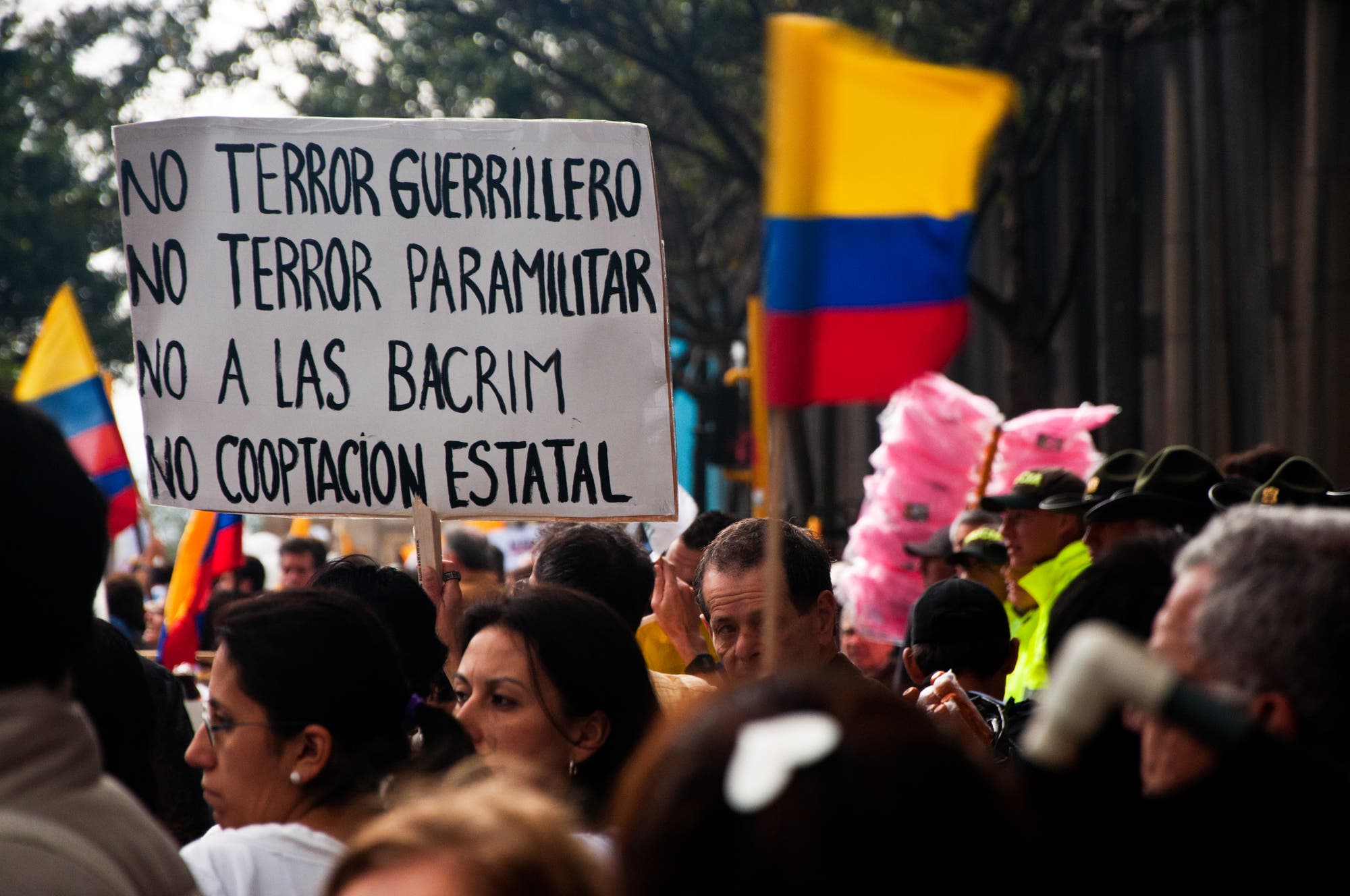 Proteste gegen die FARC