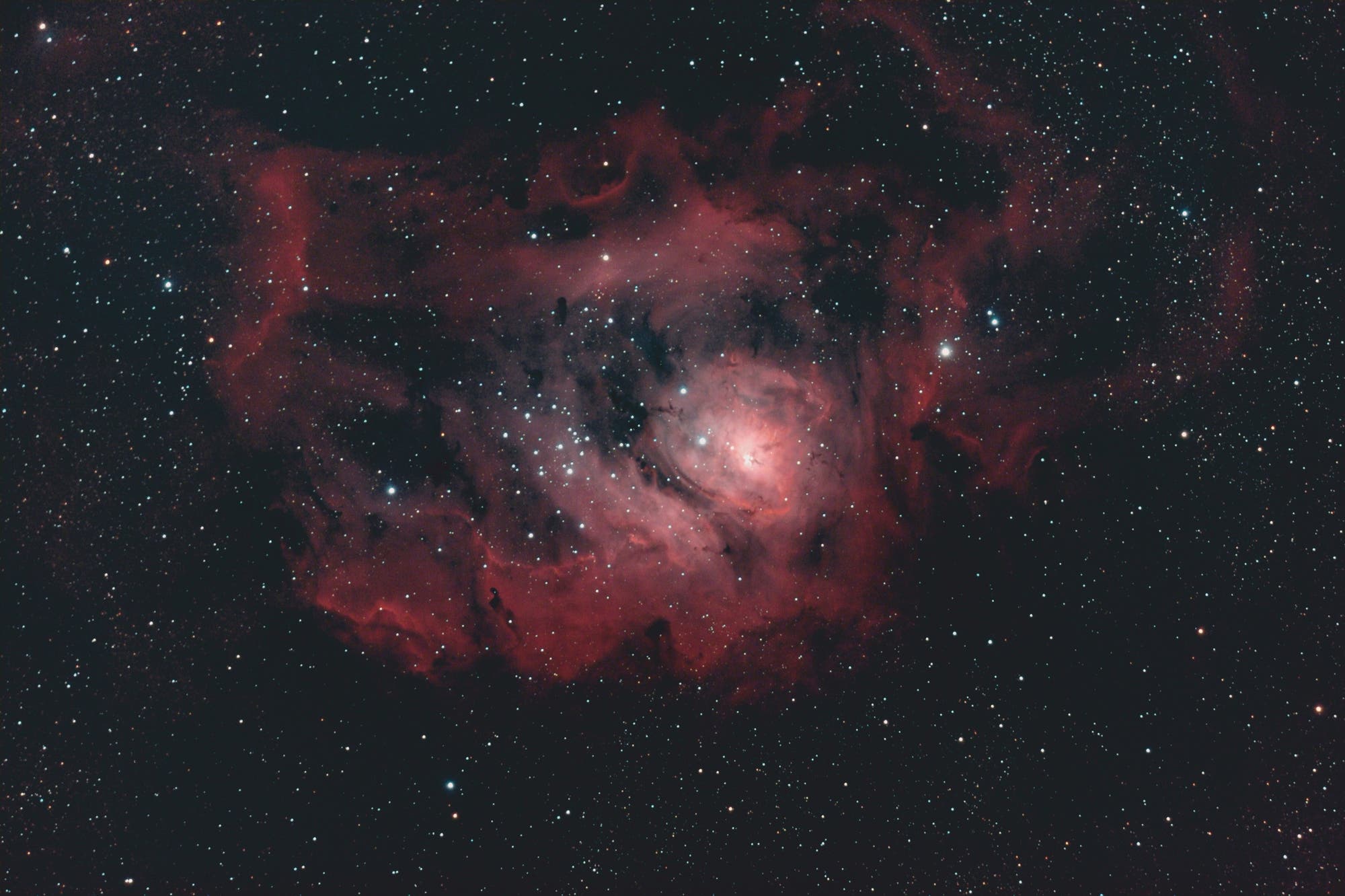 Lagunennebel Messier 8 im Sternbild Schütze