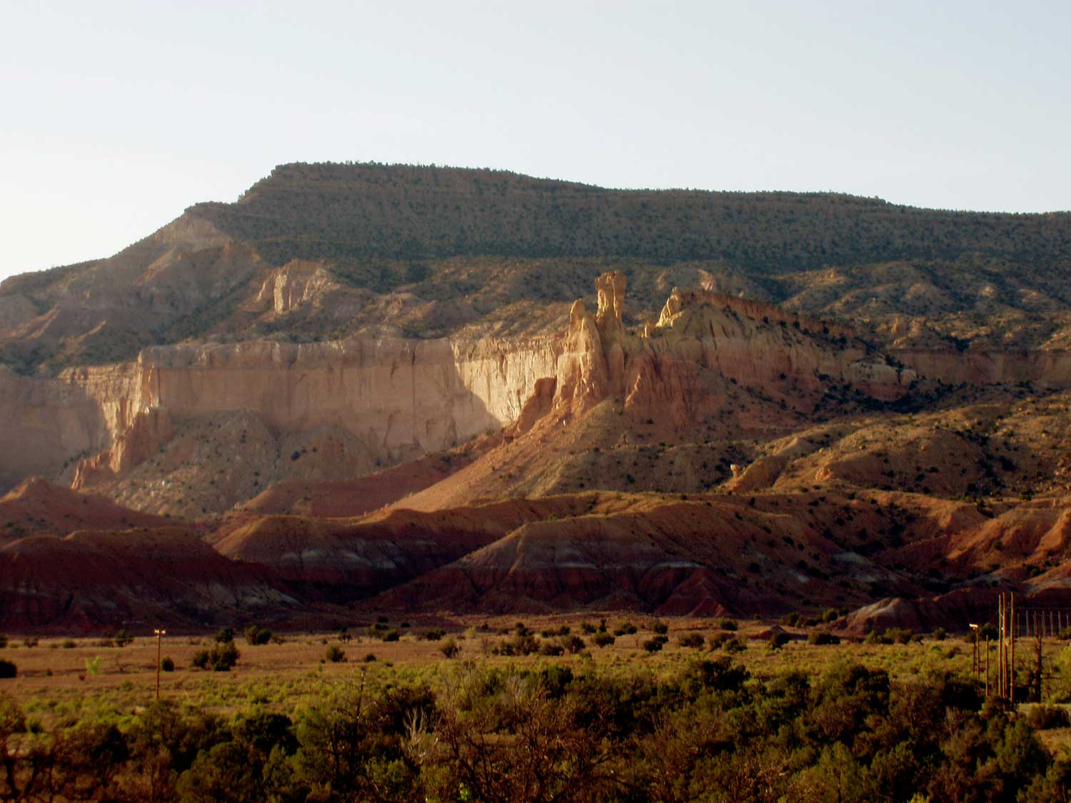 Steinbrüche nahe der Ghost Ranch in New Mexiko