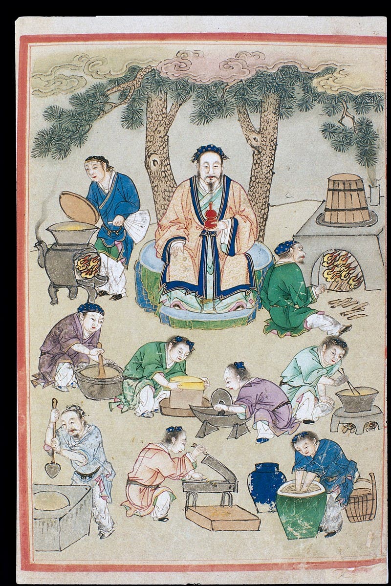 Lei Gong, Ahnherr der TCM (Traditionelle Chinesische Medizin)