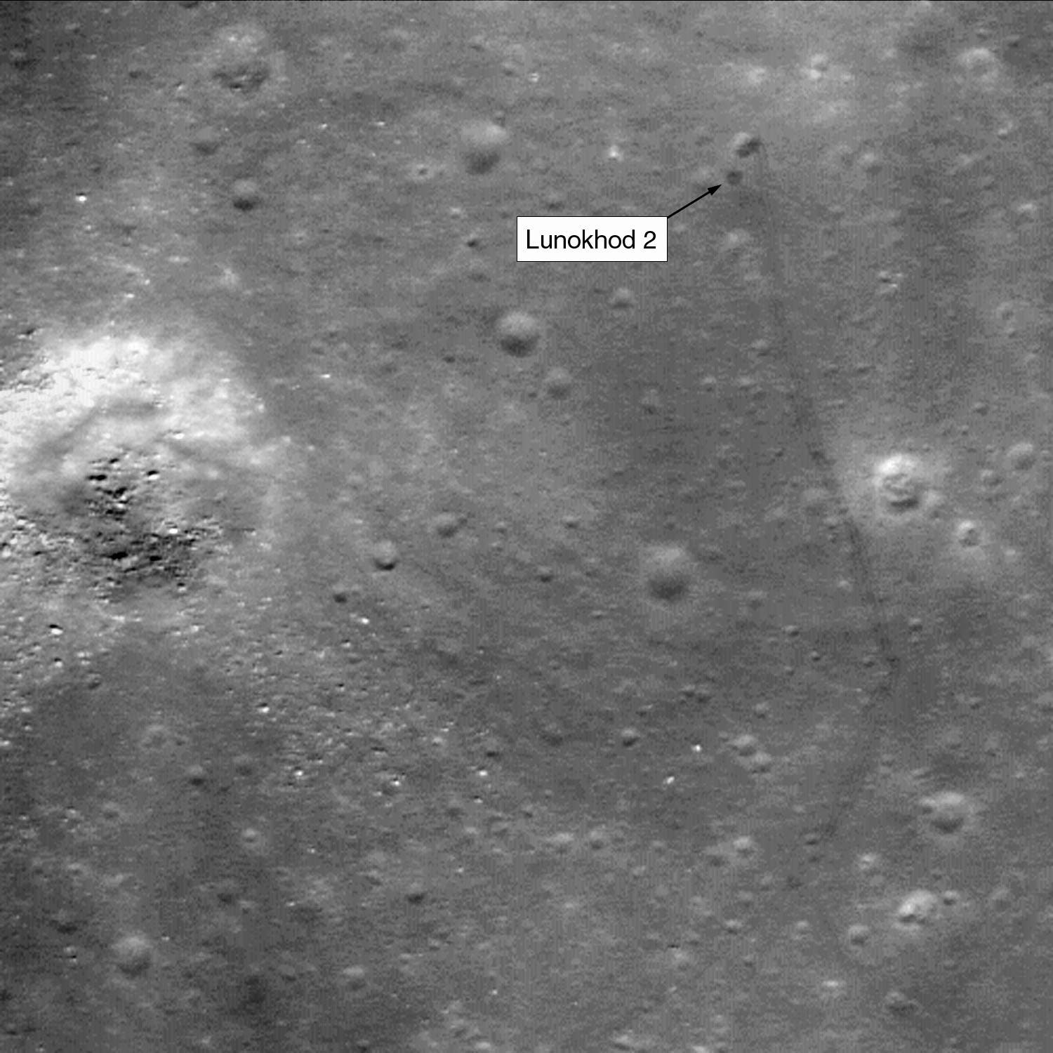 Lunochod 2 auf dem Mond