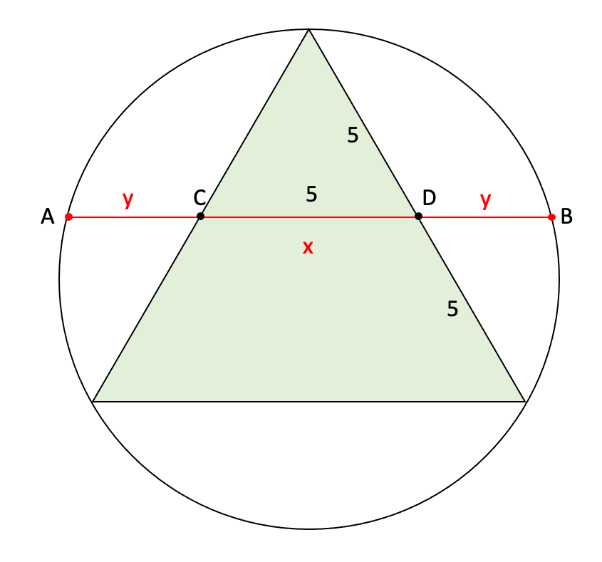 Dreieck im Kreis