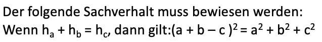 Gleichung und Text