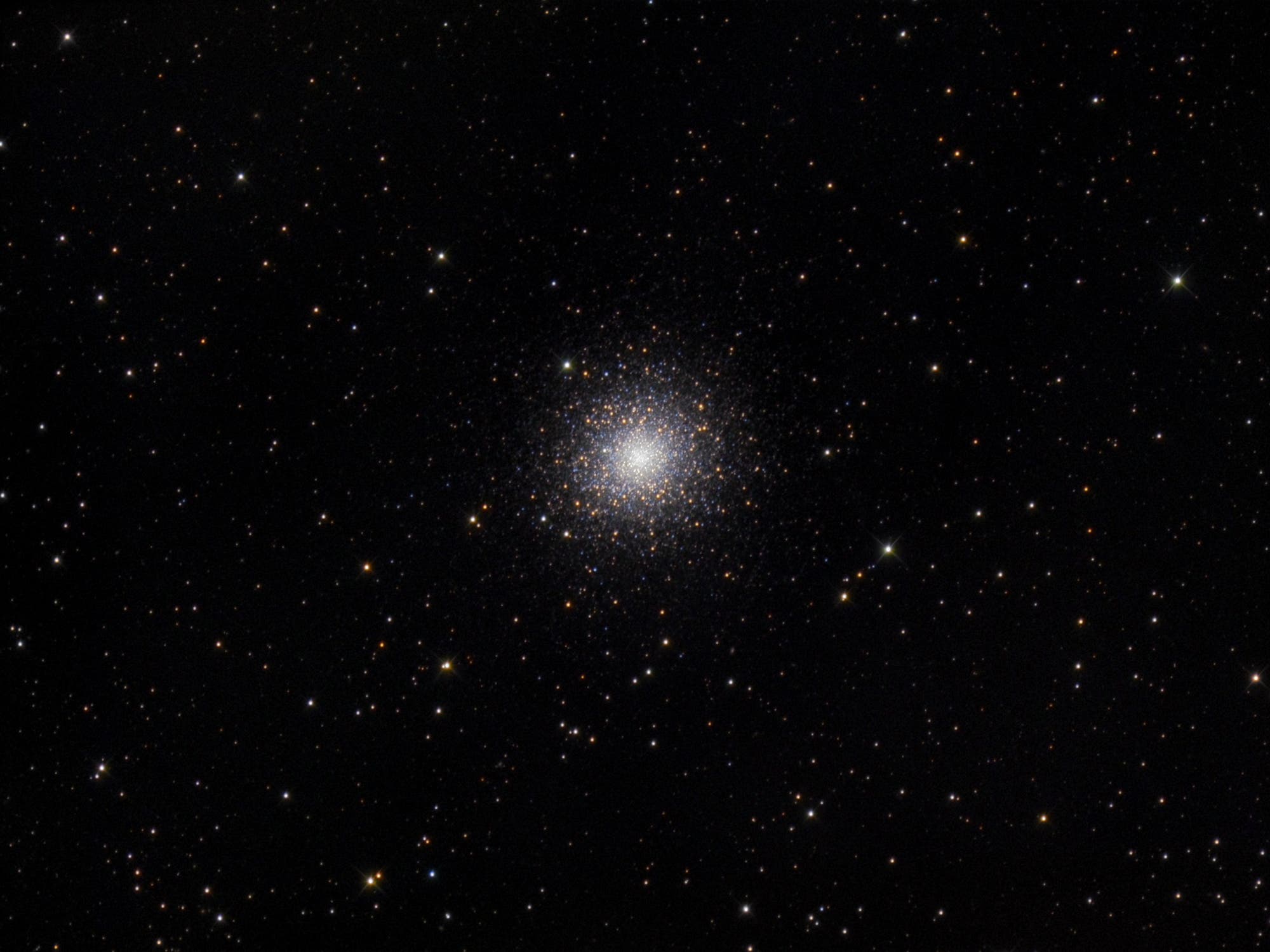 Aufnahme des Kugelsternhaufens Messier 2
