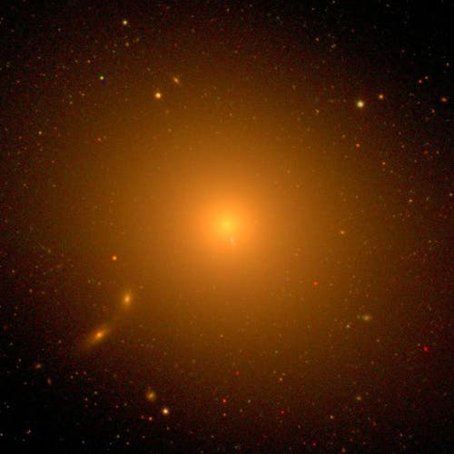 Die Galaxie Messier 87 im sichtbaren Licht