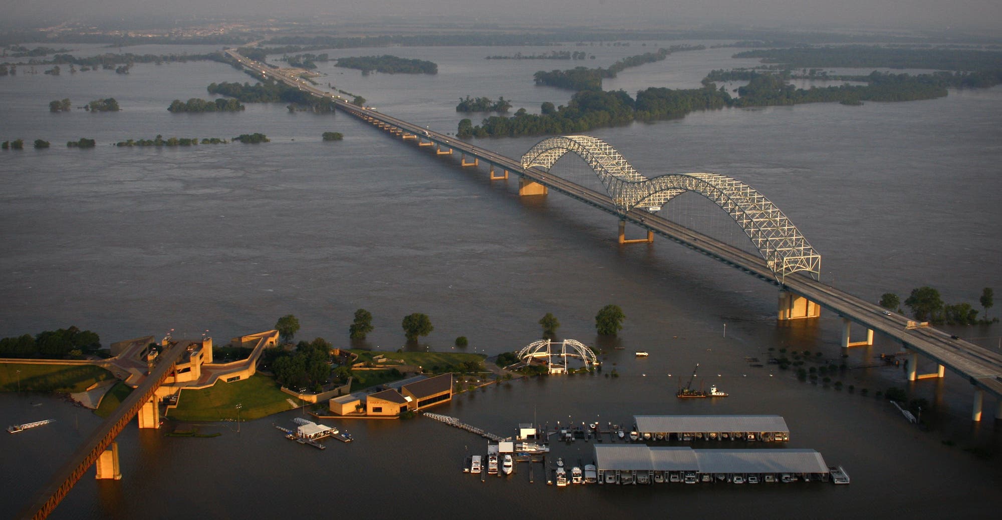 Mississippiflut bei Memphis