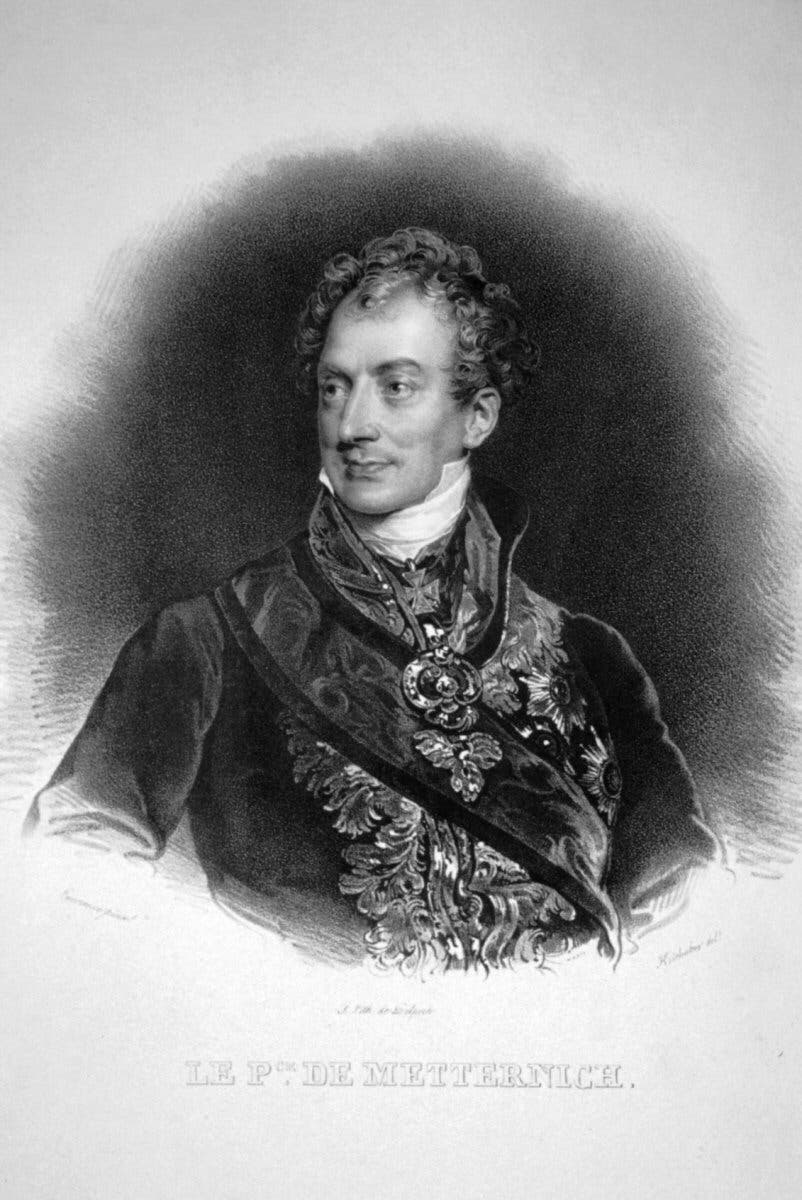 Außenminister von Metternich