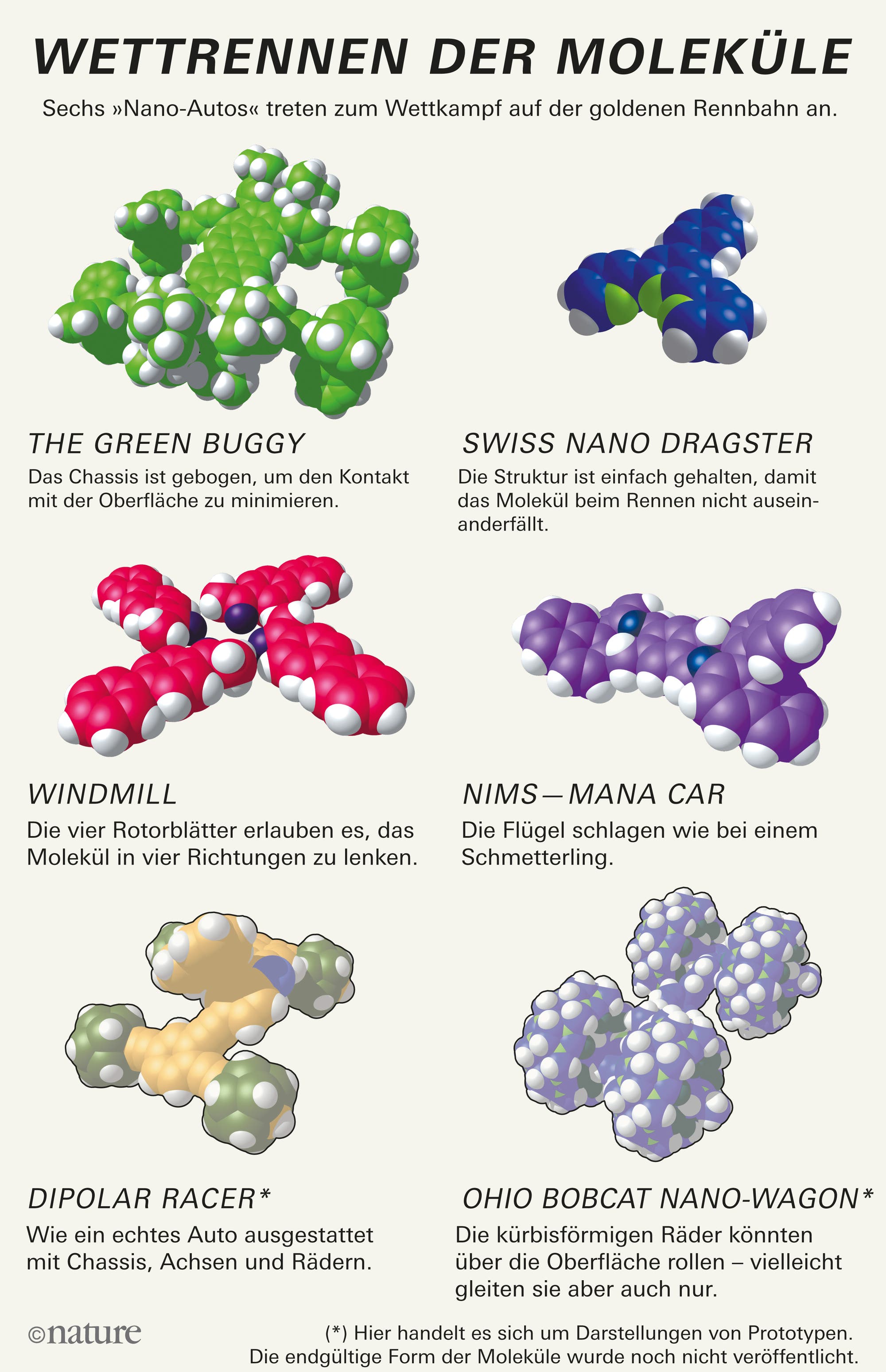Wettrennen der Moleküle